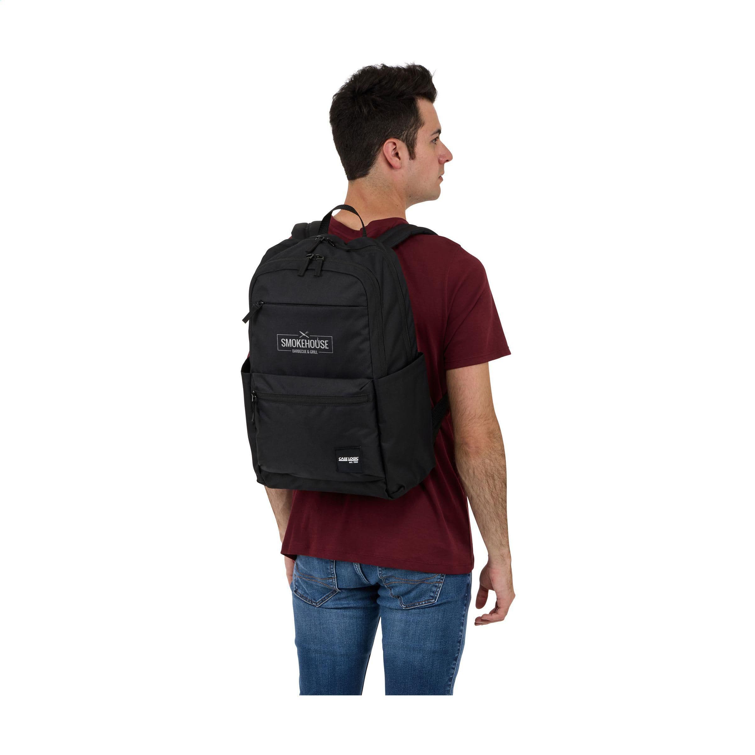 Sac à dos pour ordinateur portable Case Logic Uplink recyclé 15,6 pouces en situation