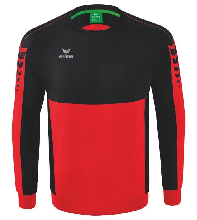 Sweat-shirt SIX WINGS coloris Rouge / Noir