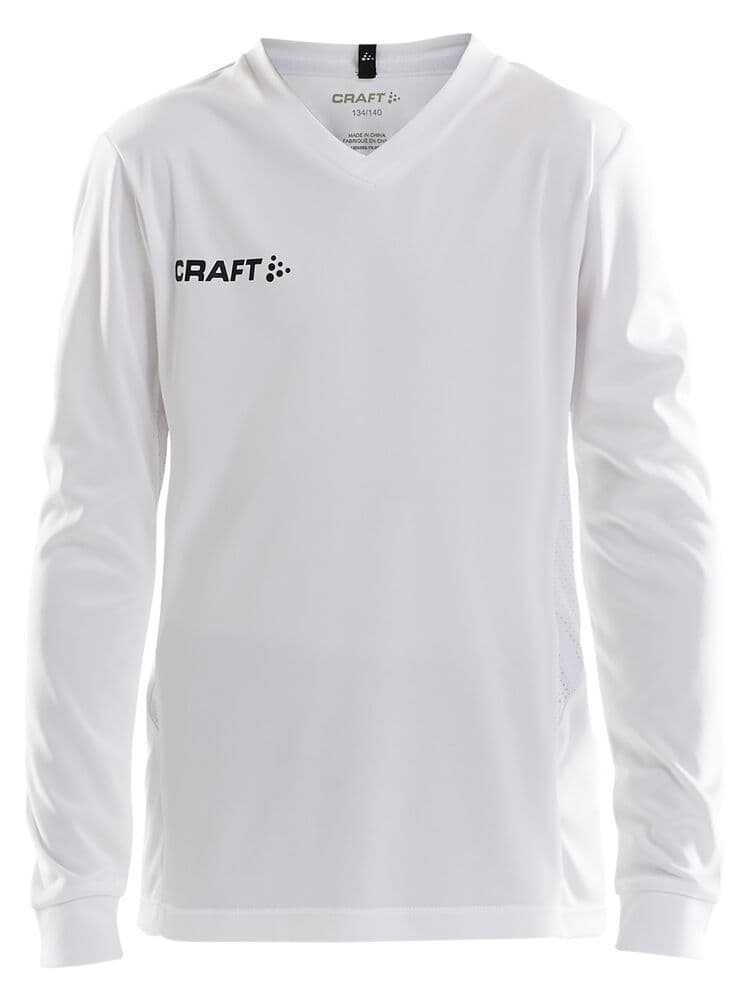 Craft Squad go jersey solid ls jr coloris Blanc