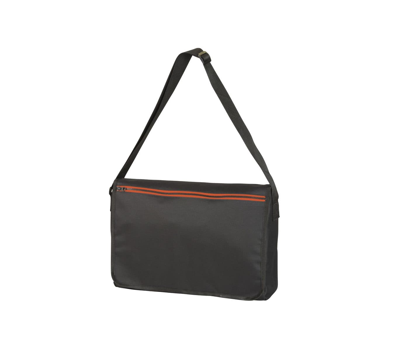MESSENGER BAG coloris Noir / Orange