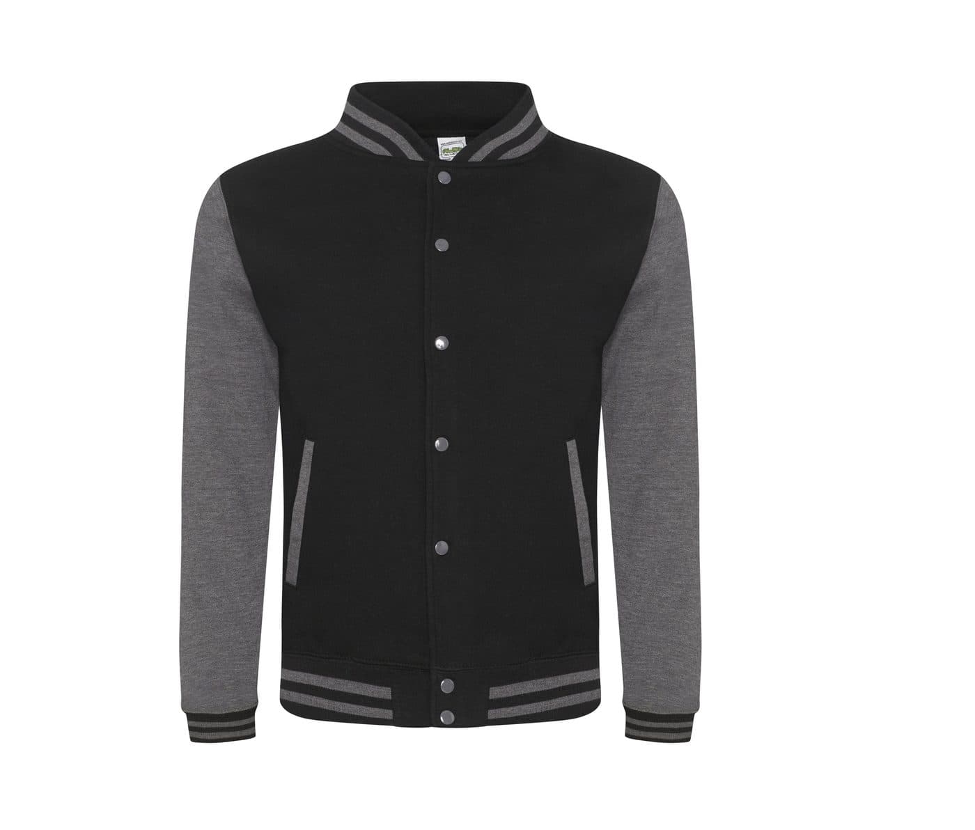 VARSITY JACKET coloris Noir jais / Gris charbon