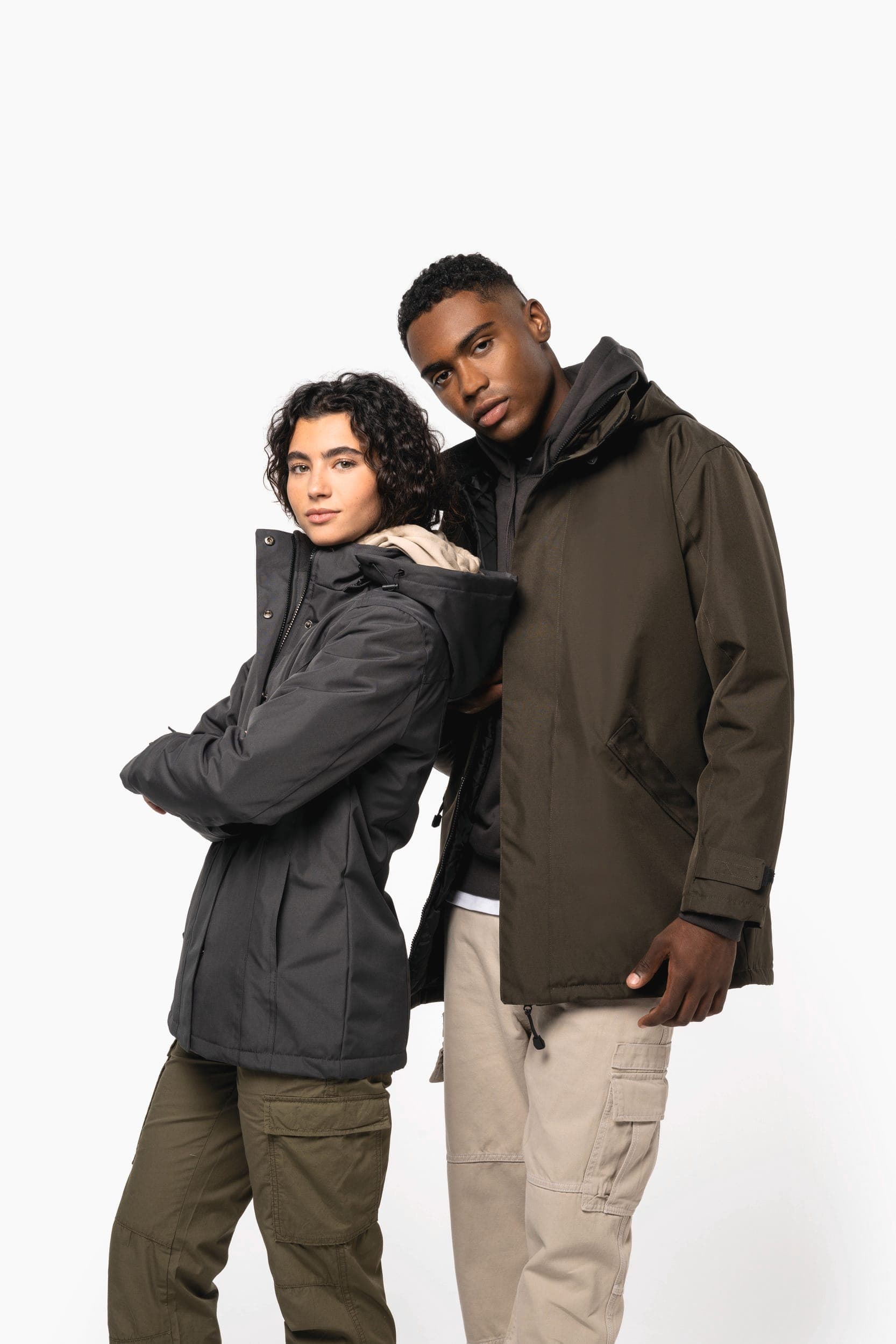 Parka femme en situation