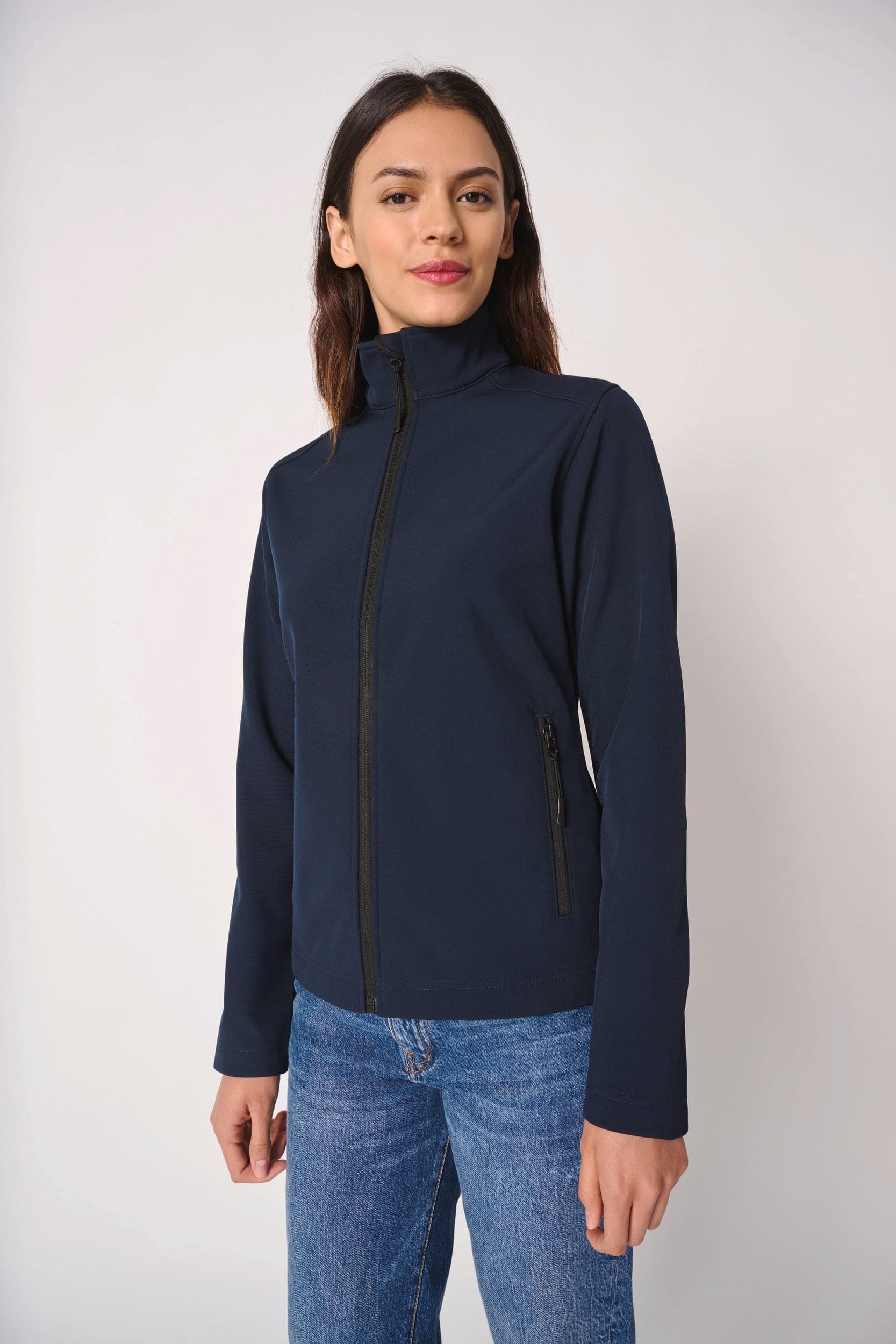 Veste softshell 2 couches femme en situation