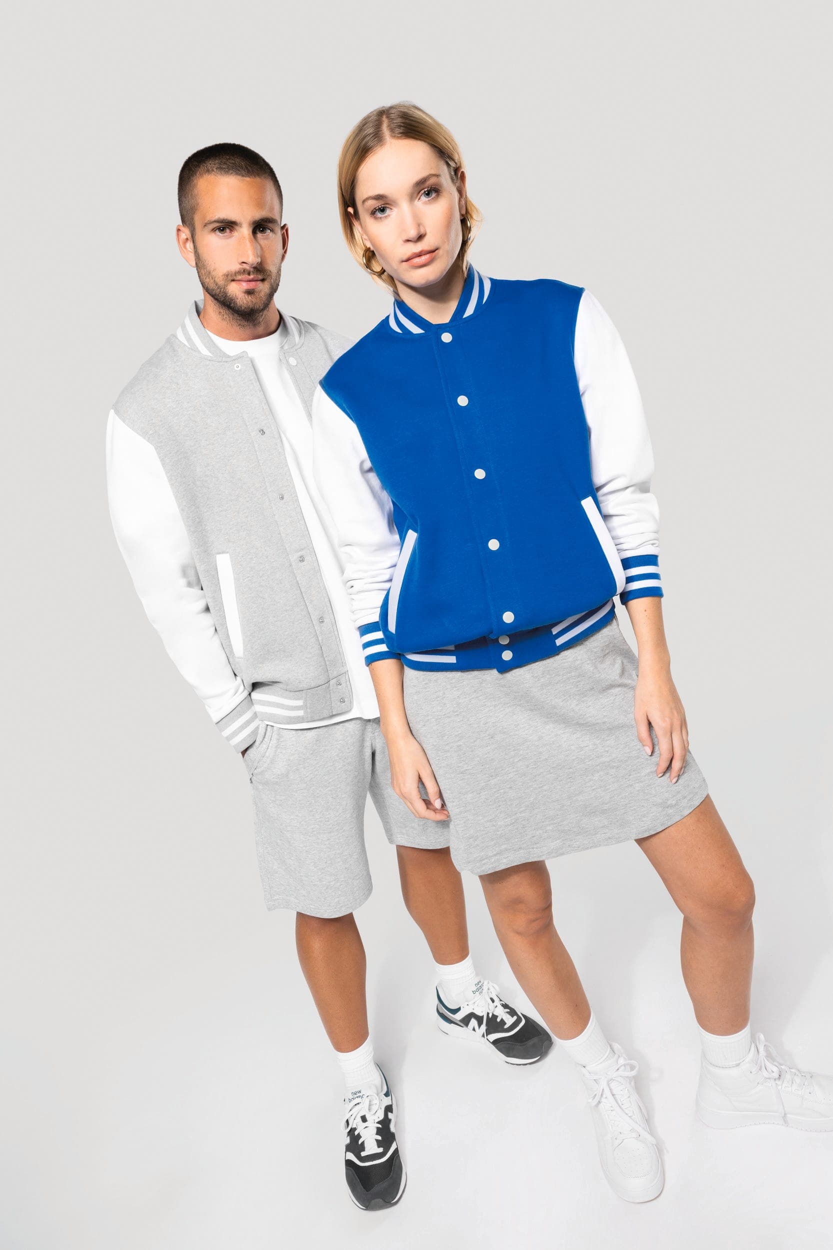 Blouson molleton teddy unisexe en situation