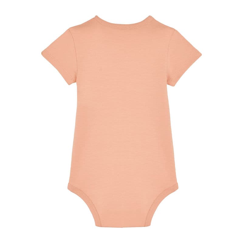The babies' body short sleeves coloris Fraiche Peche