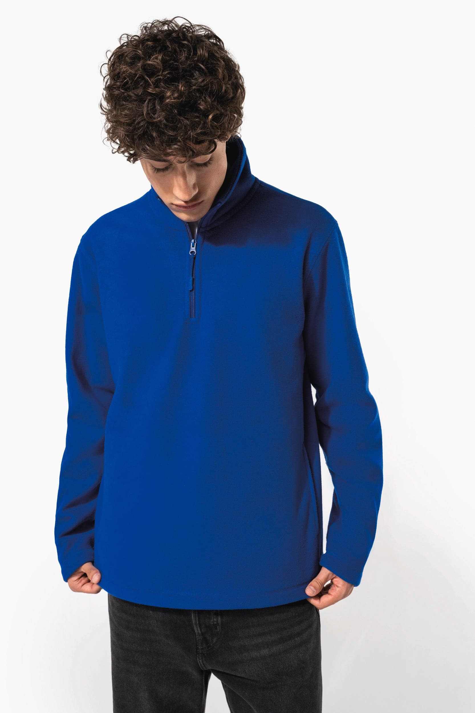 Enzo > Micropolaire col zippé homme en situation