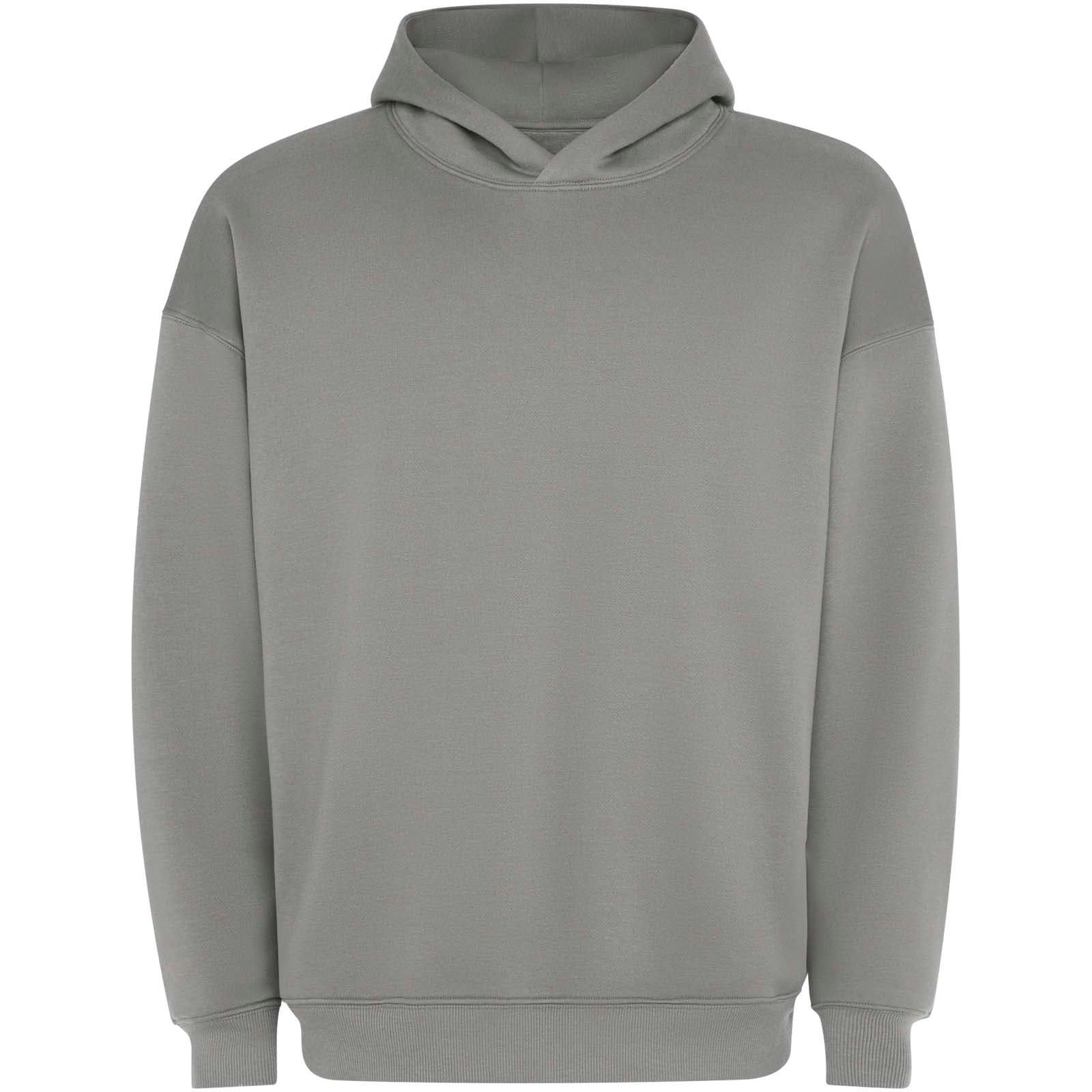 Sweat à capuche unisexe oversize Otto coloris Gris pierre