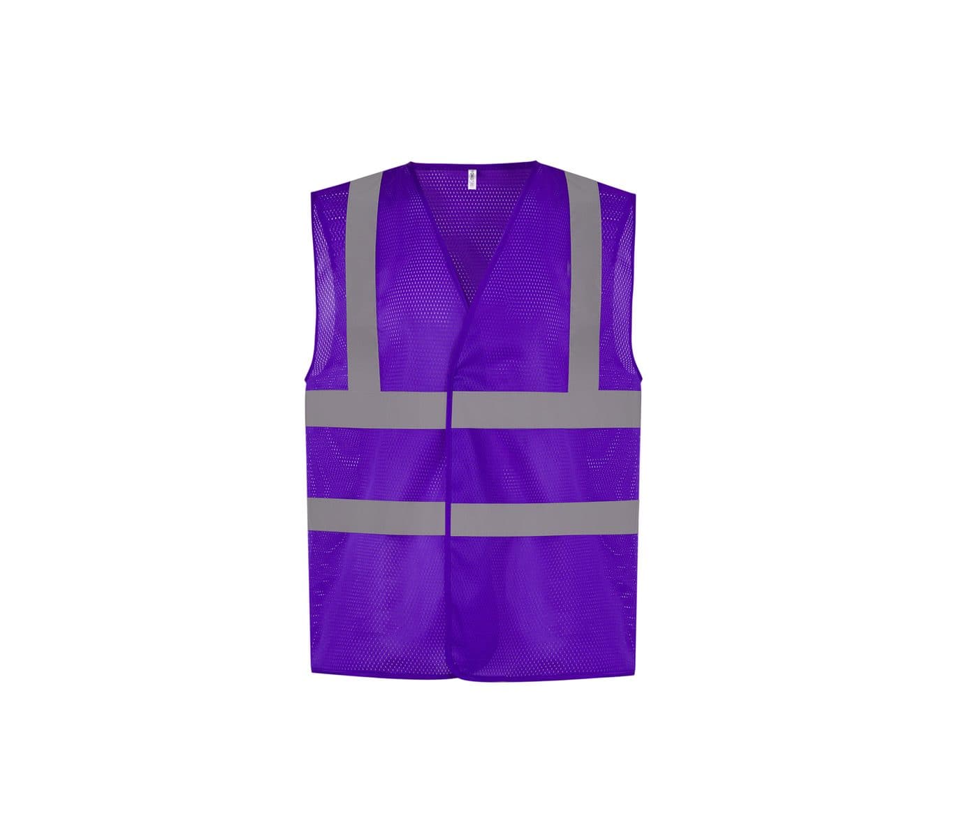 TOP COOL OPEN MESH 2 BAND AND BRACES WAISTCOAT coloris Violet