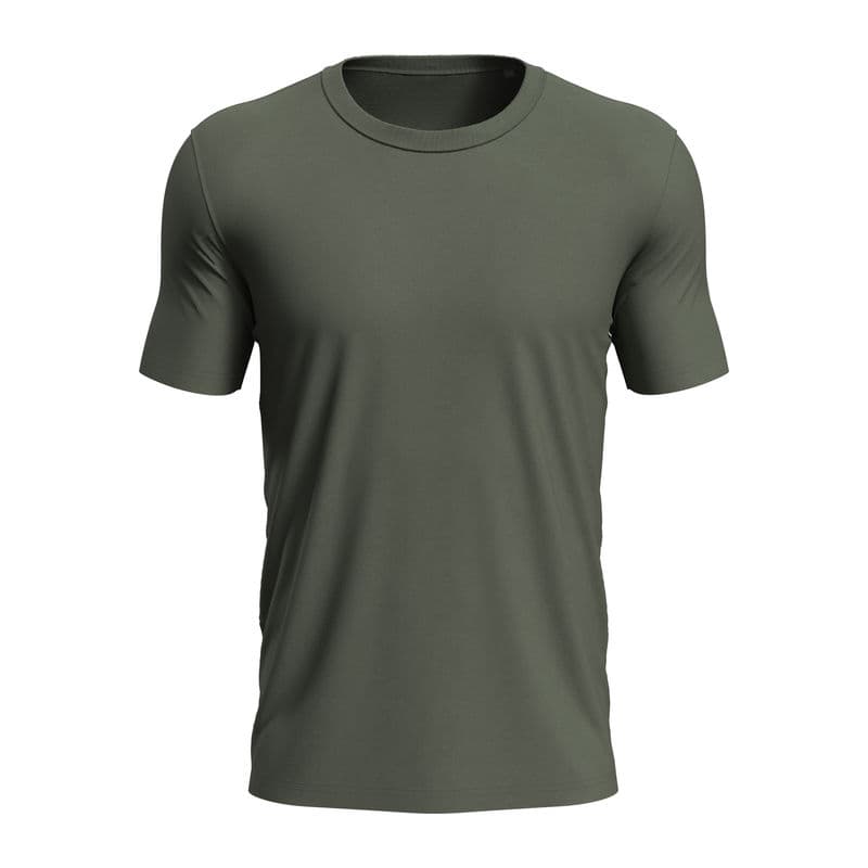 Morgan Crew Neck Unisex T-shirt coloris Vert militaire