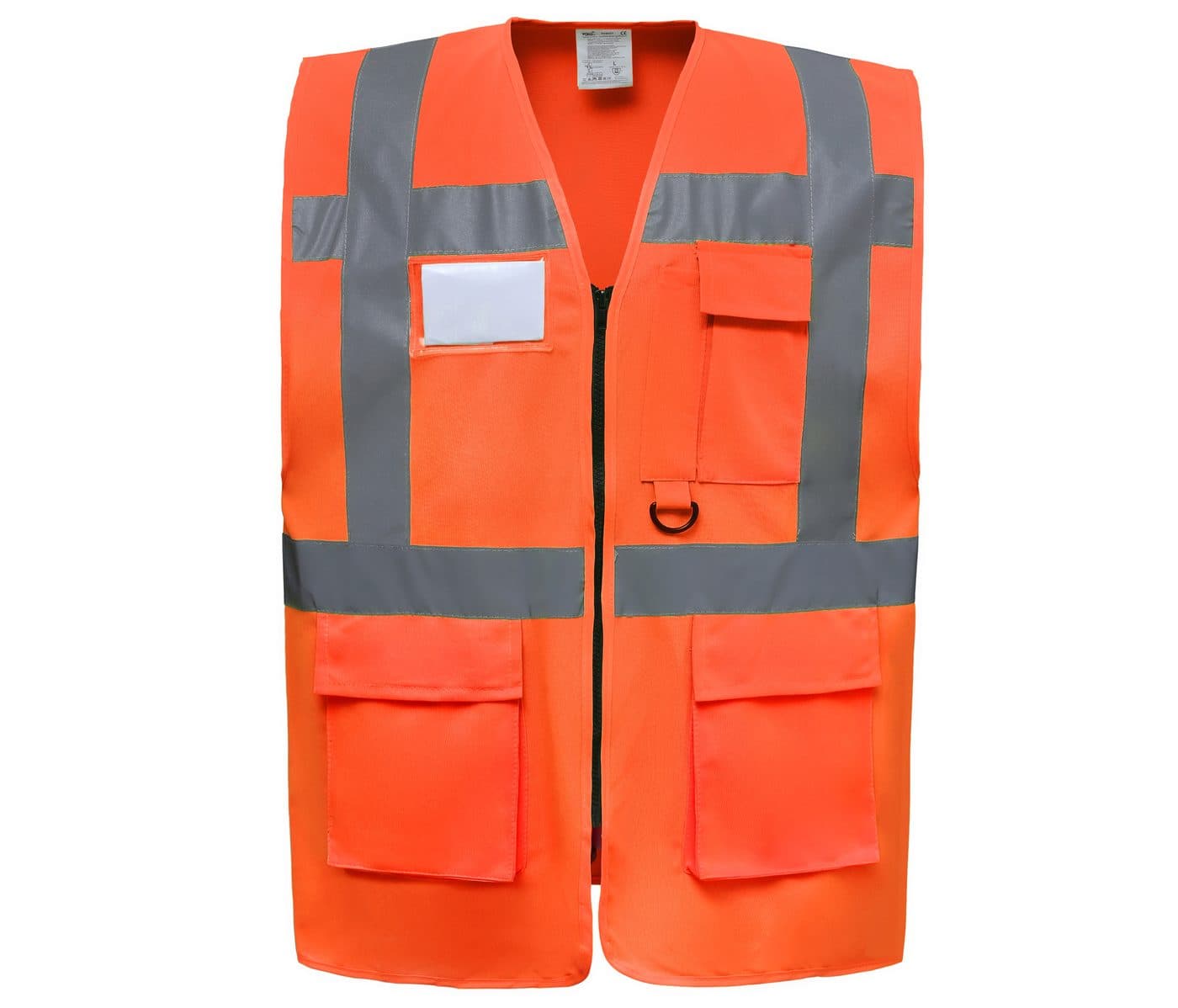 MULTI-FUNCTIONAL EXECUTIVE HI-VIS WAISTCOAT coloris Orange haute visibilité