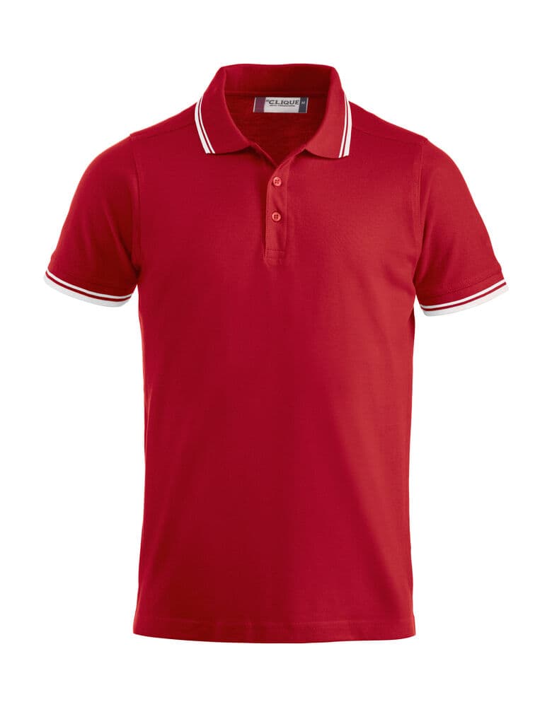 Clique Amarillo Polo coloris Rouge