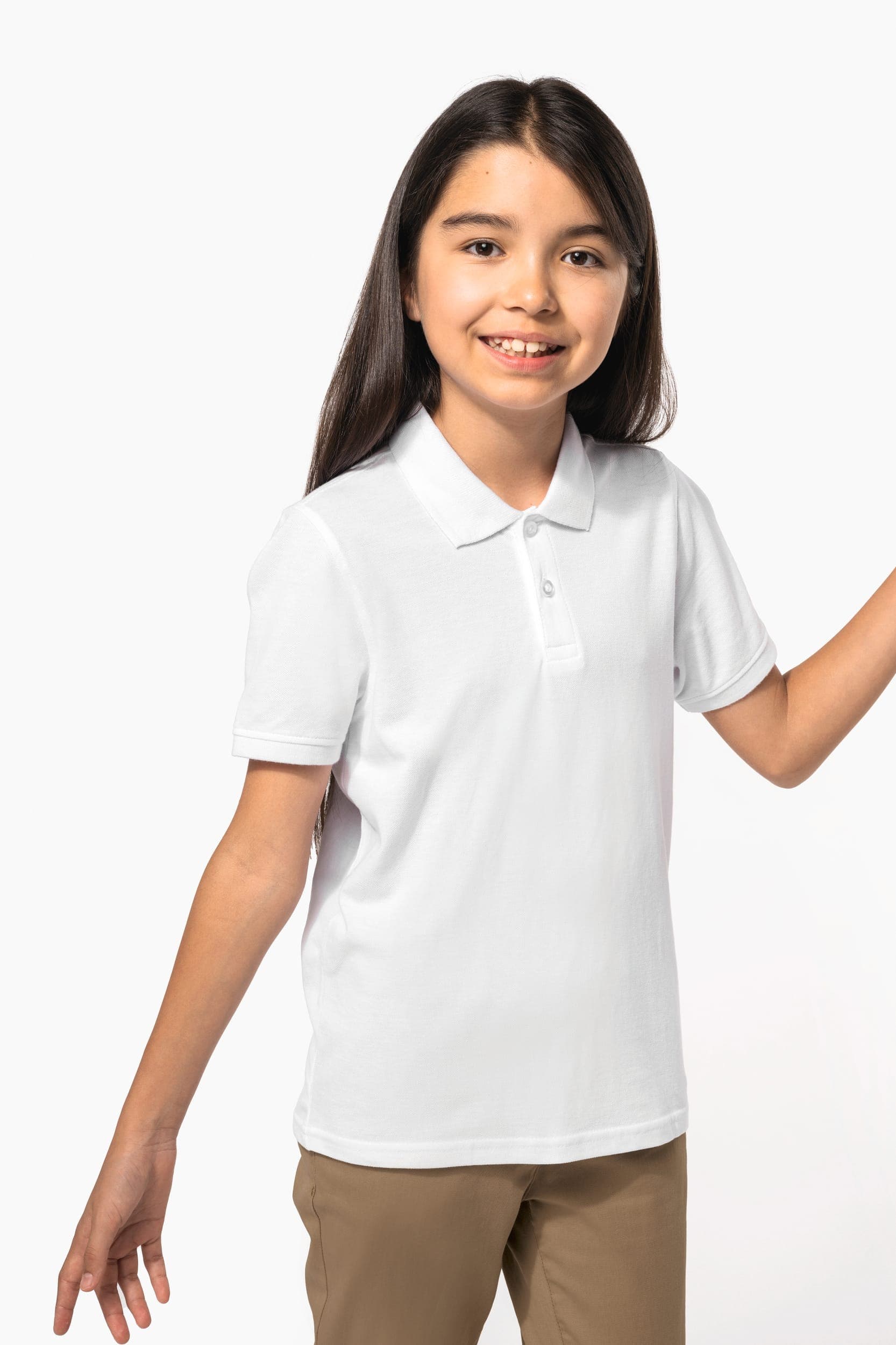 Polo manches courtes enfant en situation