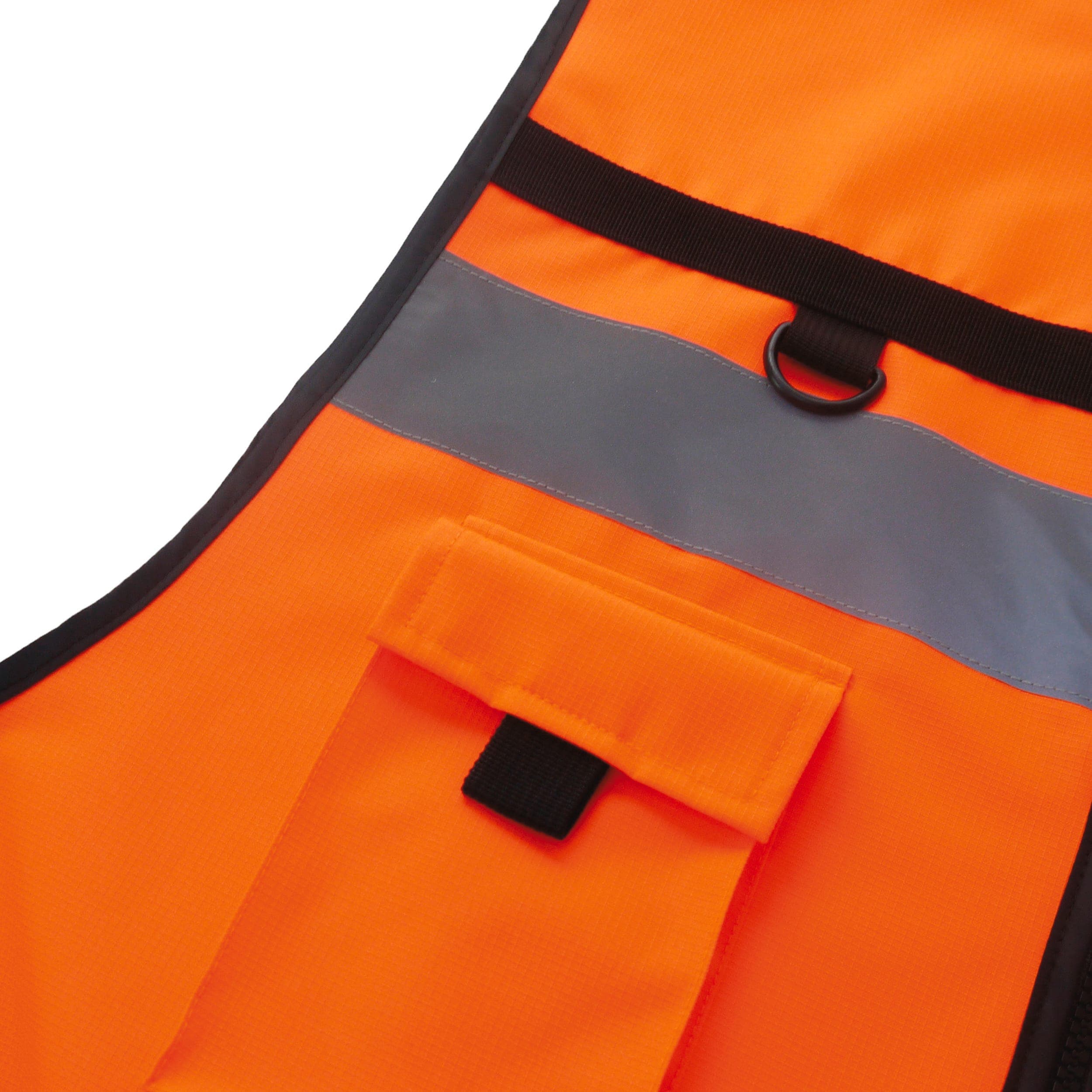 Gilet haute visibilité rip stop en situation