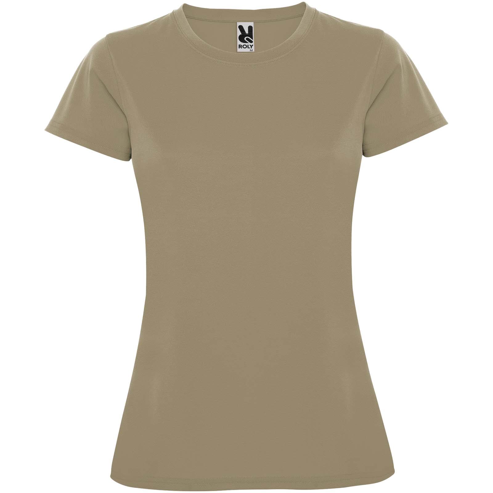 T-shirt de sport de 150 g/m² Montecarlo à manches courtes pour femme coloris Sable foncé
