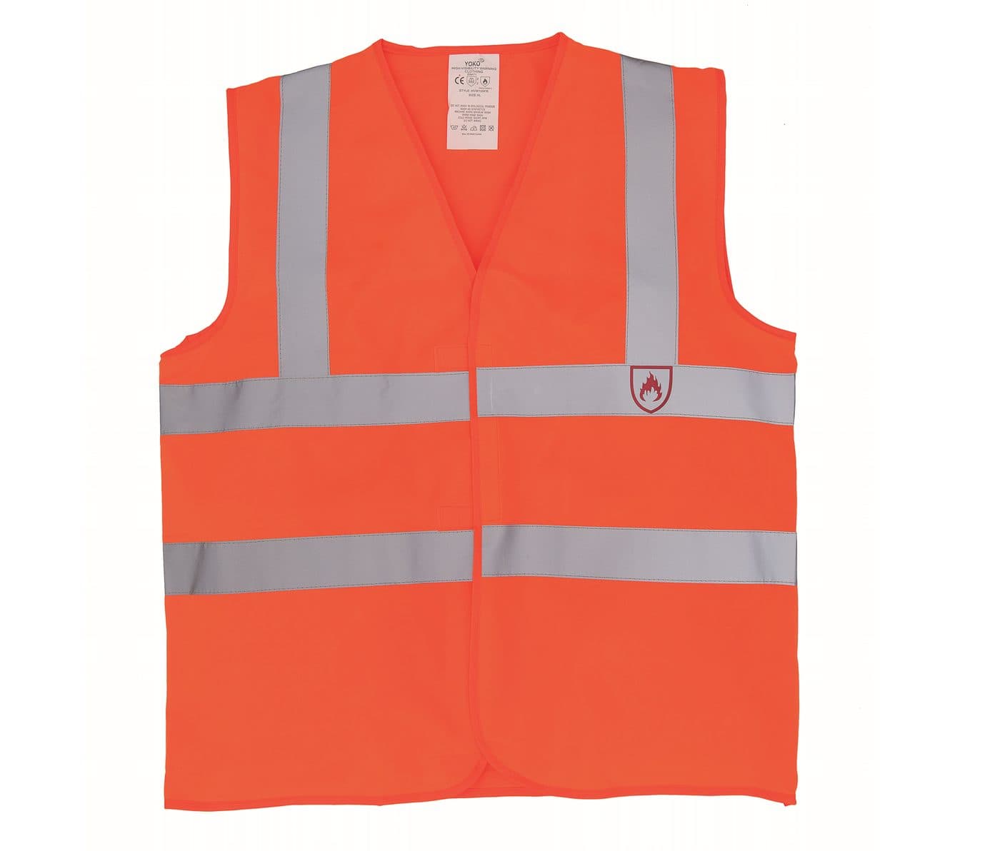 HI-VIS FLAME RETARDANT SLEEVELESS WAISTCOAT