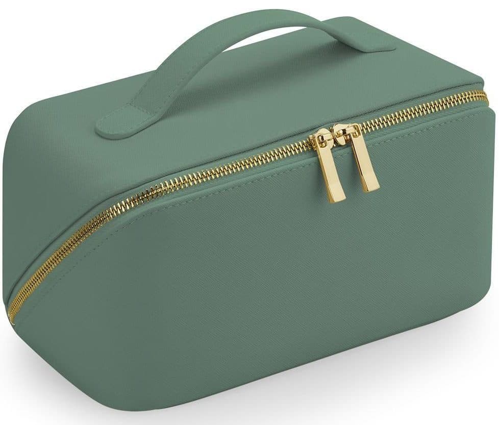 BOUTIQUE OPEN FLAT ACCESSORY CASE coloris Vert sauge