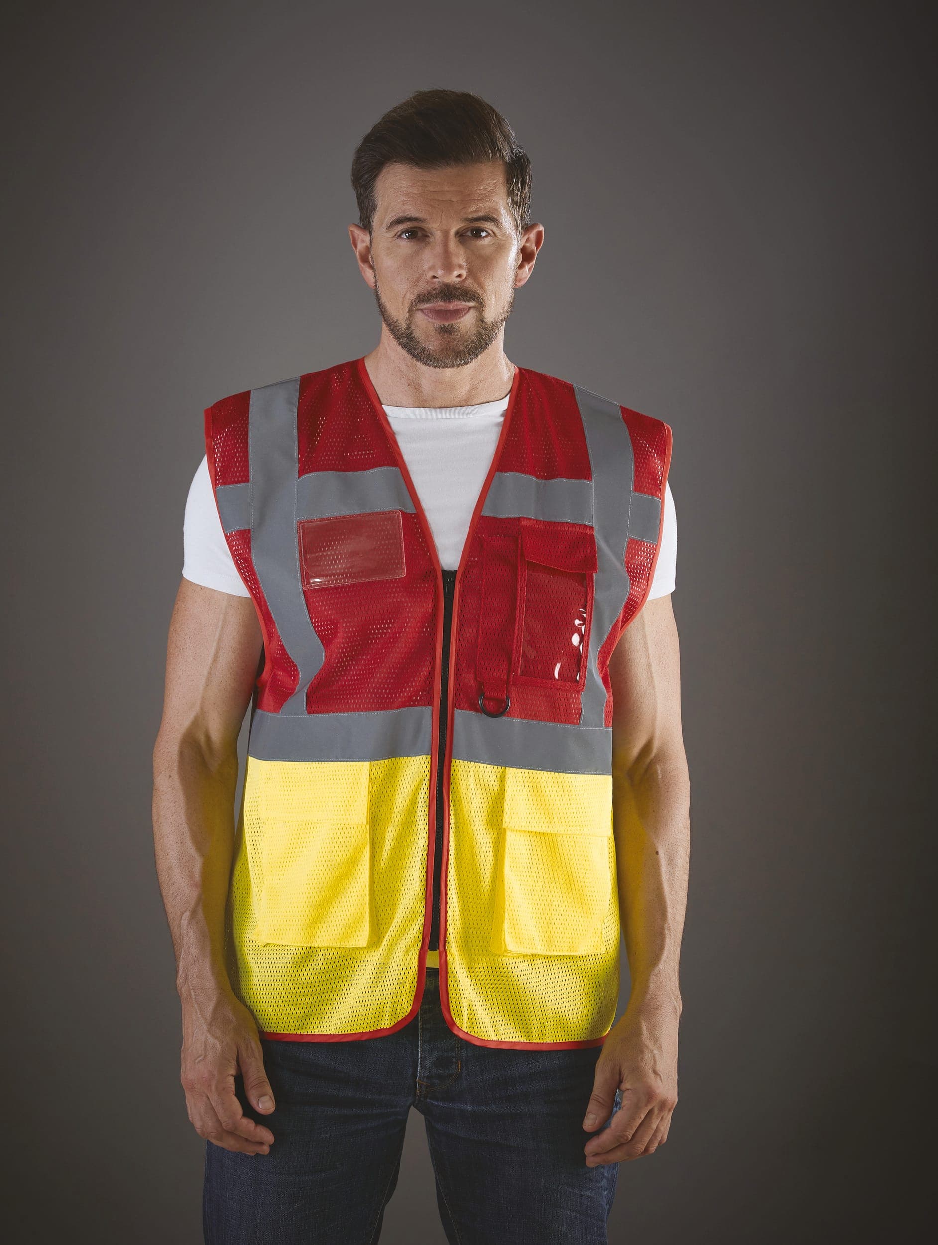 Gilet haute visibilité Top Cool "Management" en situation