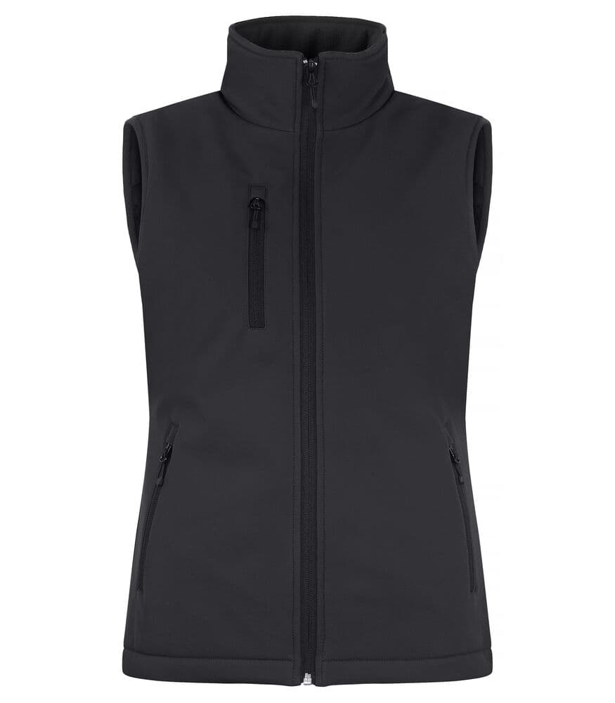 Clique Padded Softshell Vest Women coloris Noir