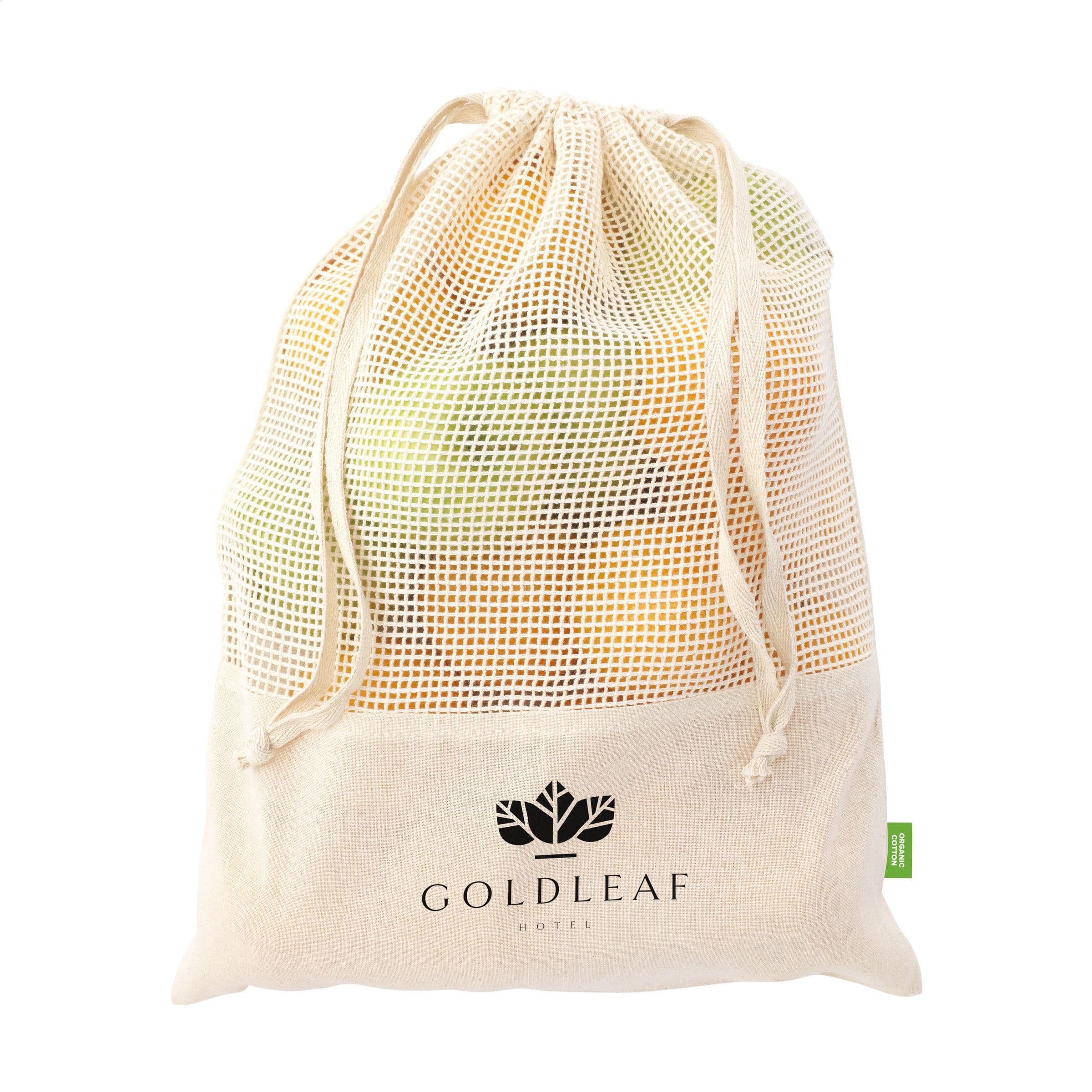 Sac à fruits Natura biologique, filet (120 g/m²)