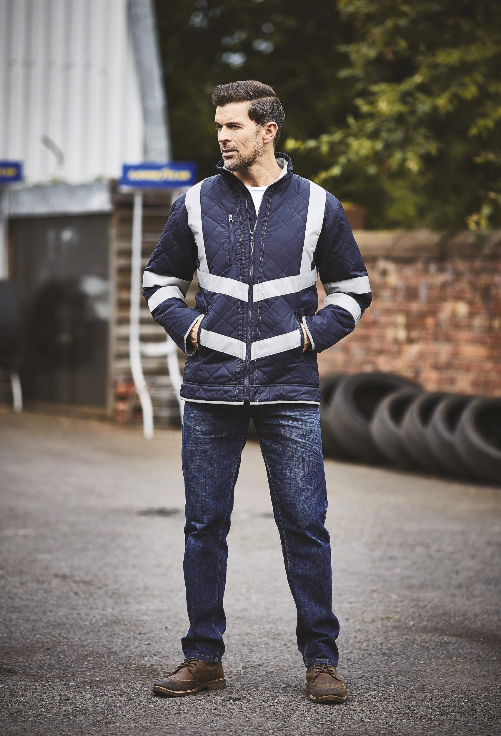 Veste haute visibilité "Kensington" en situation