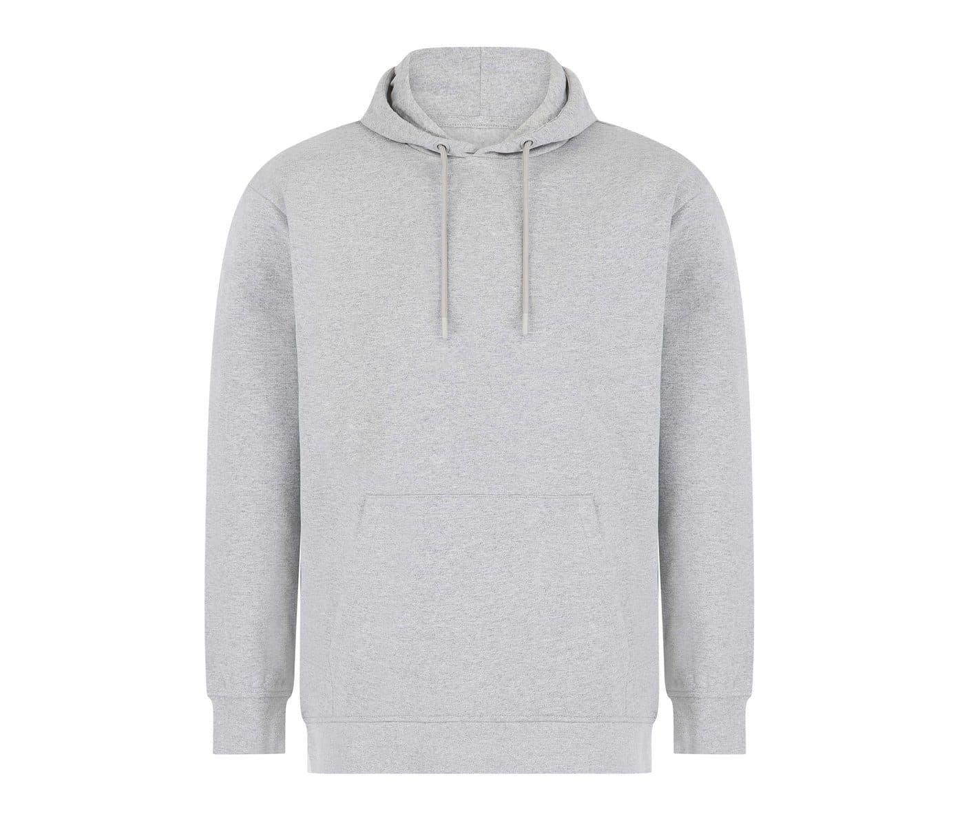 UNISEX SUSTAINABLE FASHION HOODY coloris Gris chiné