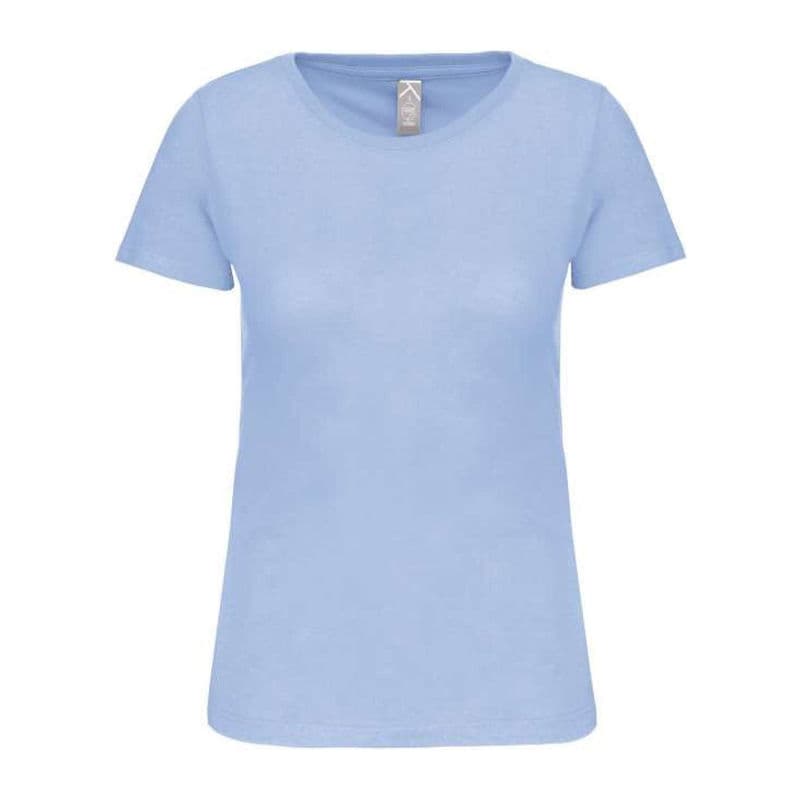 Ladies' Bio150Ic Crew Neck T-Shirt coloris Bleu ciel