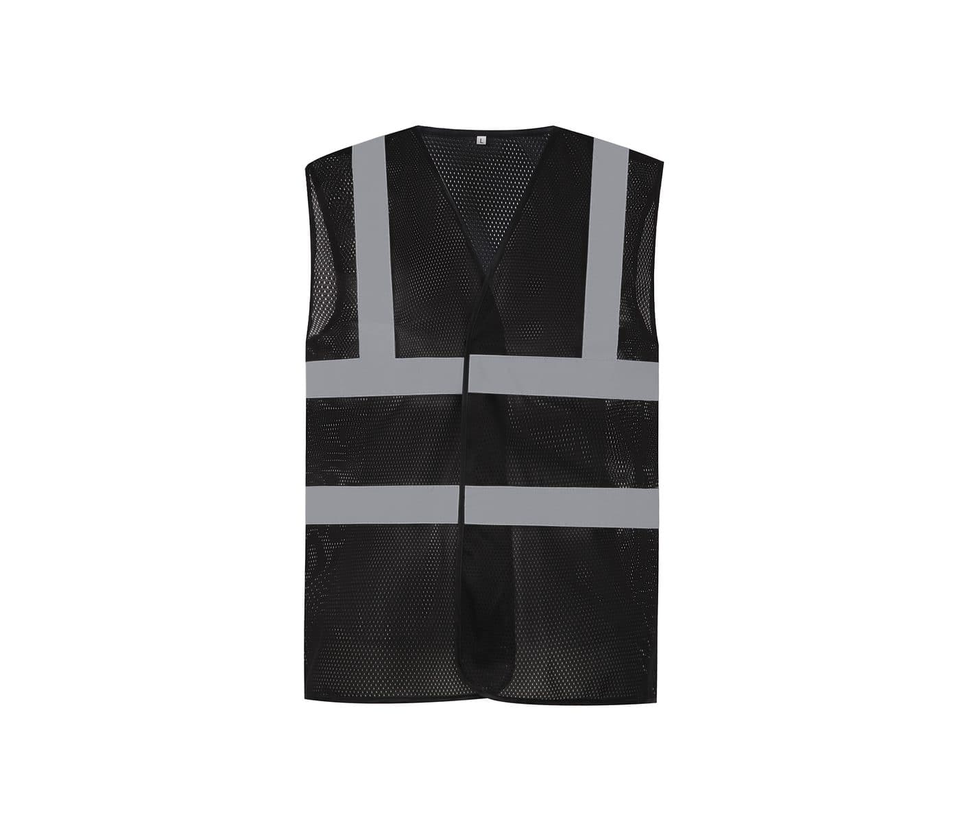 TOP COOL OPEN MESH 2 BAND AND BRACES WAISTCOAT coloris Noir