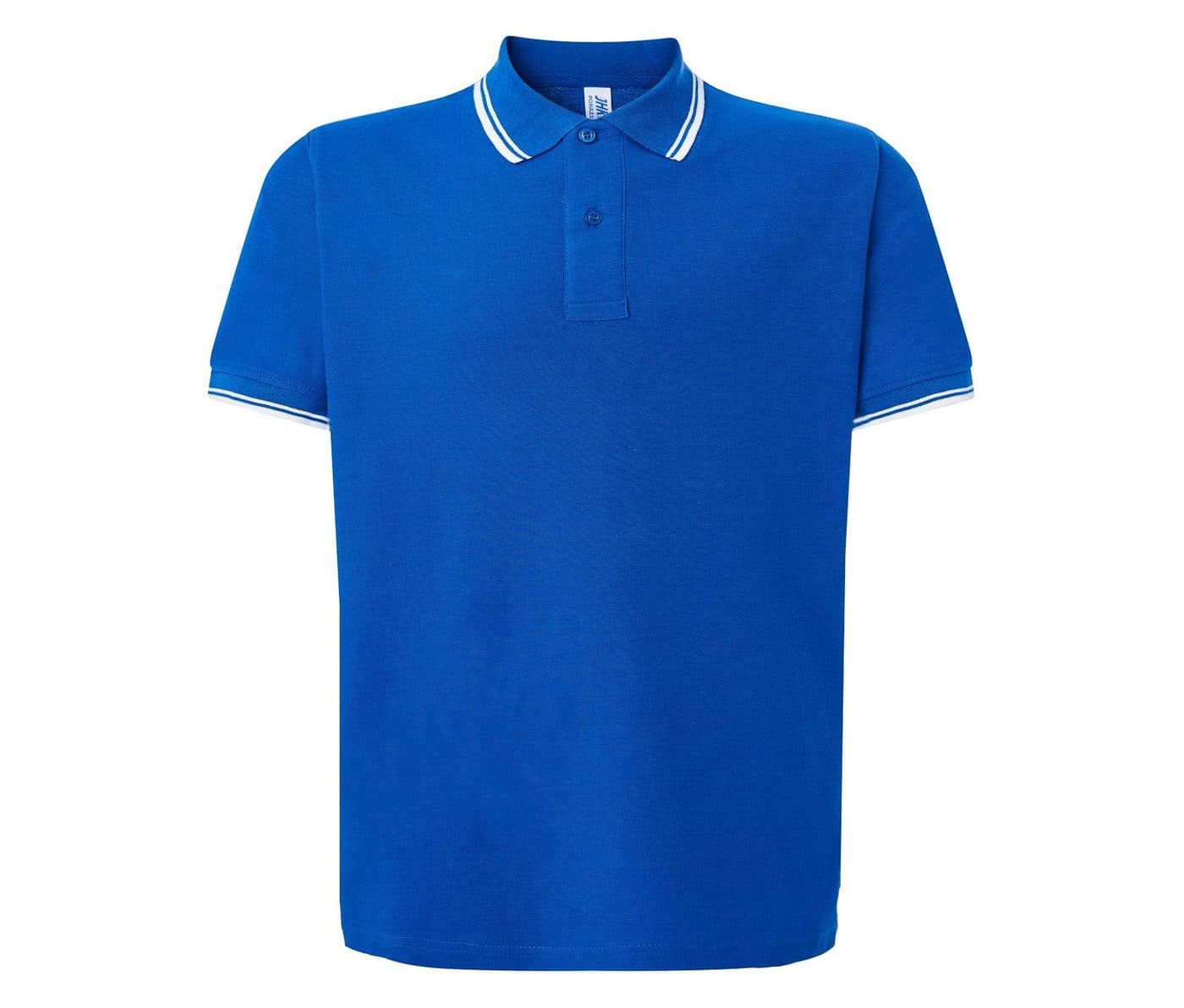 MAN REGULAR POLO coloris Bleu roi / Blanc