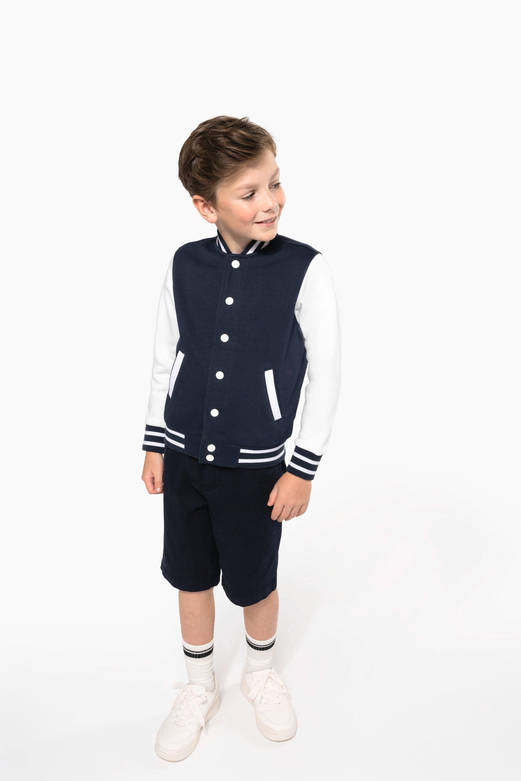 Blouson molleton teddy enfant en situation