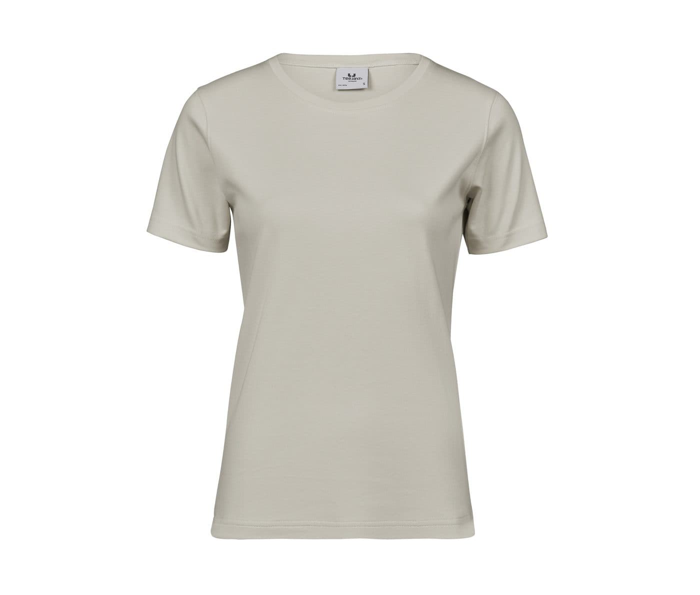 LADIES INTERLOCK TEE coloris Gris ciment