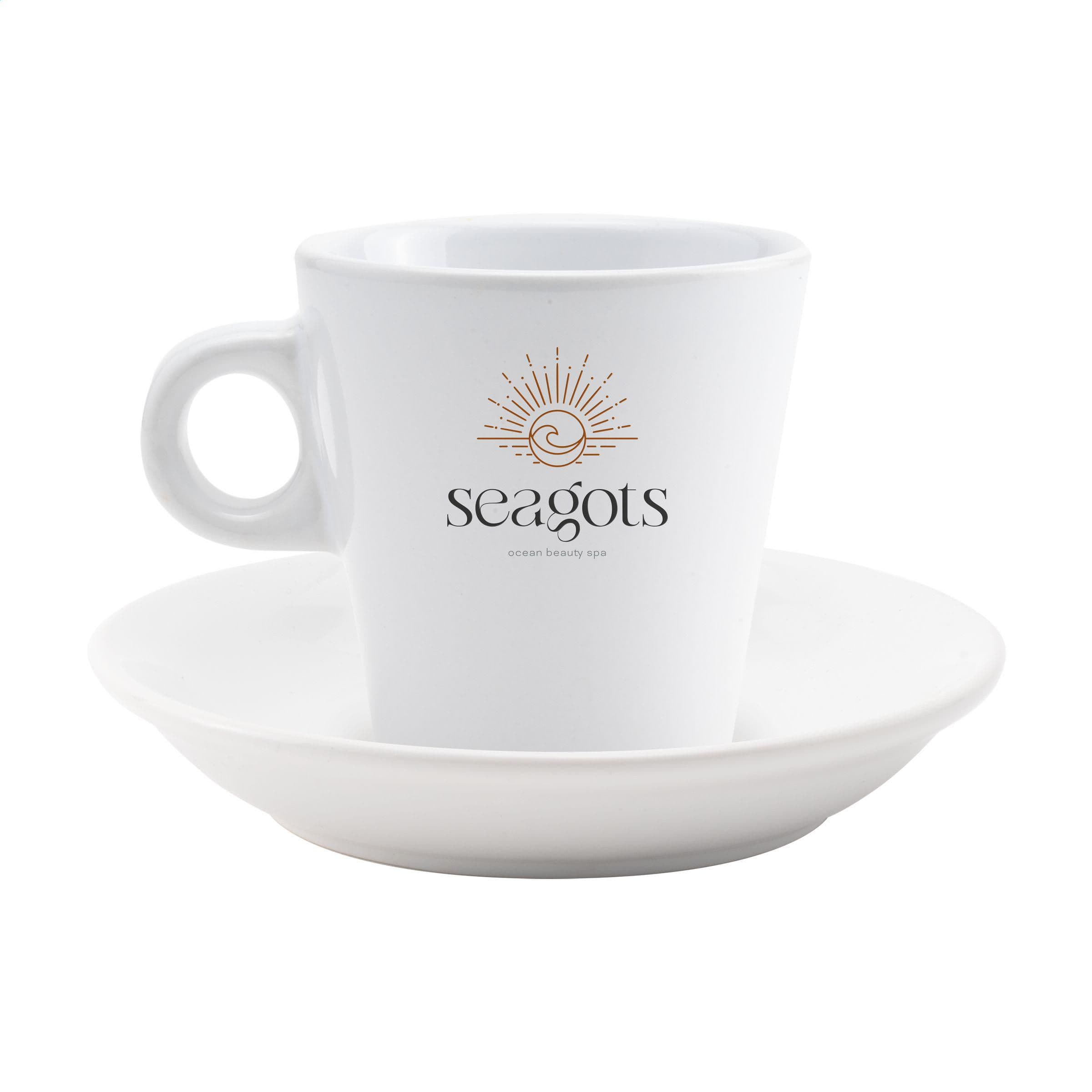 Mug et sous-tasse Burano 200 ml en situation