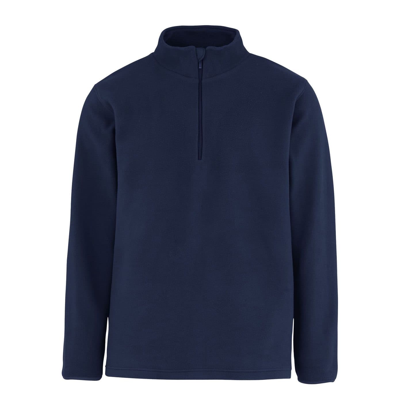RECYCLED FLEECE QUARTER ZIP coloris Marine