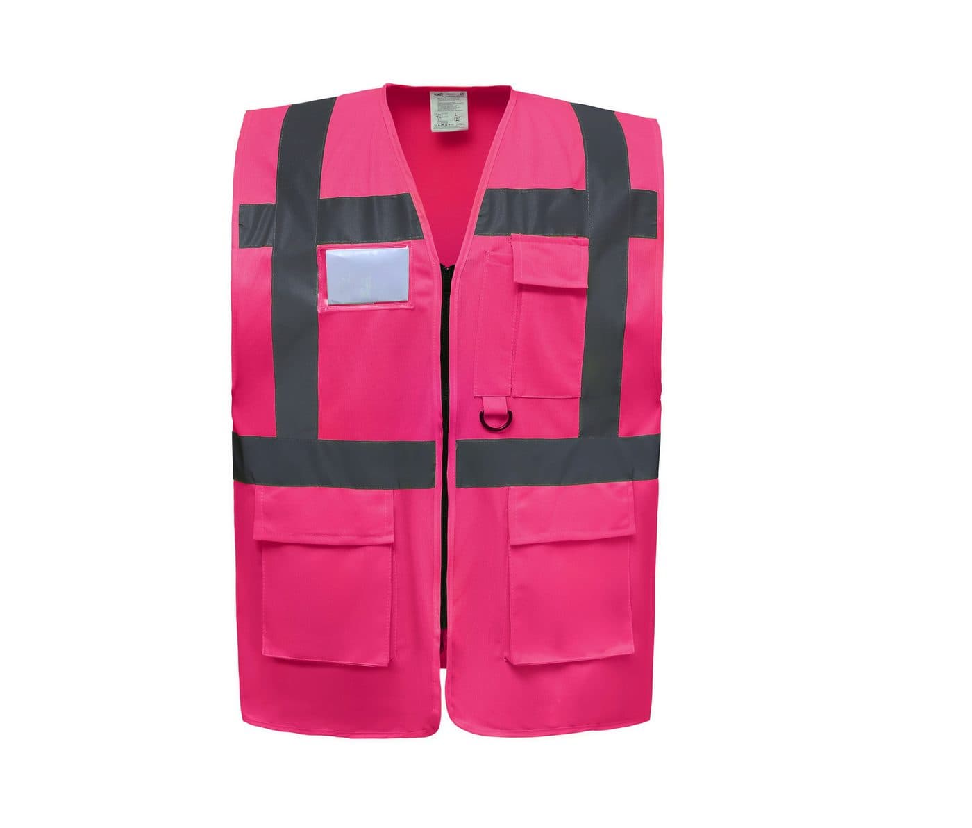 MULTI-FUNCTIONAL EXECUTIVE HI-VIS WAISTCOAT coloris Rose