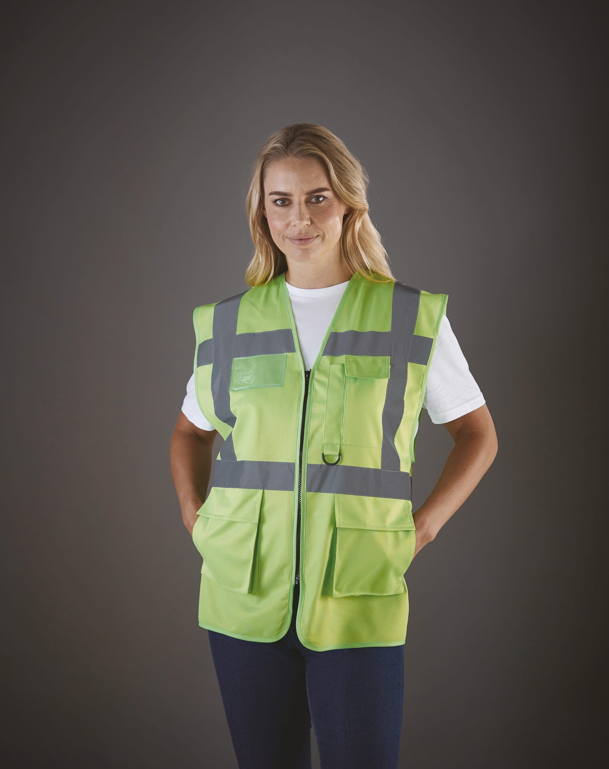 Gilet multifonction haute visibilité en situation