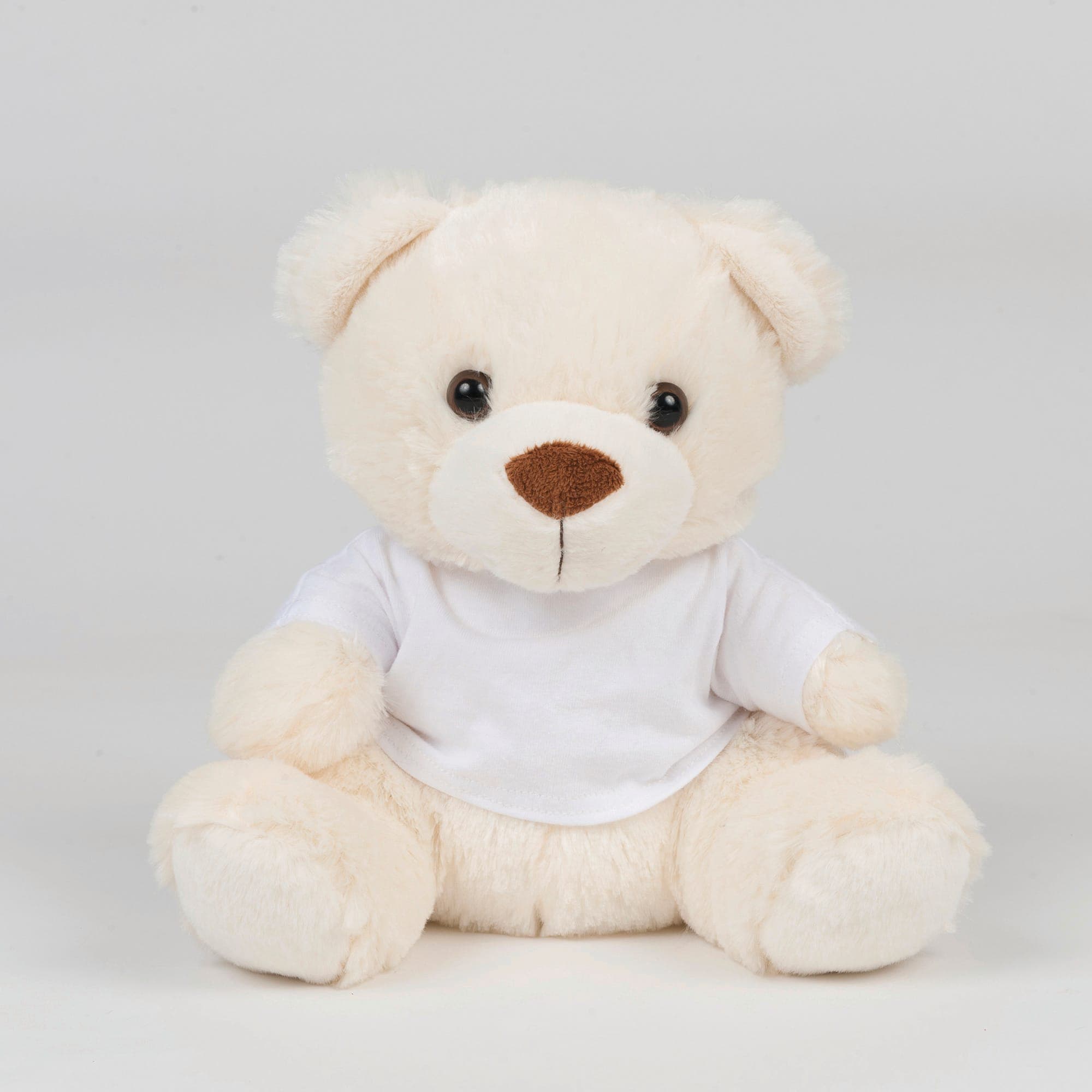Ours en peluche avec t-shirt en situation