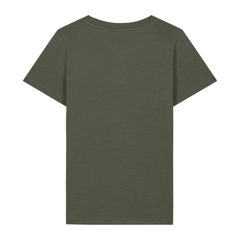 The iconic mid-light women’s fitted t-shirt coloris Kaki