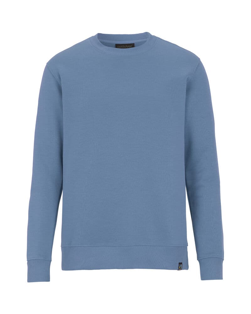 Key Sweat-shirt Col Ras du Cou Unisexe coloris Bleu Estival