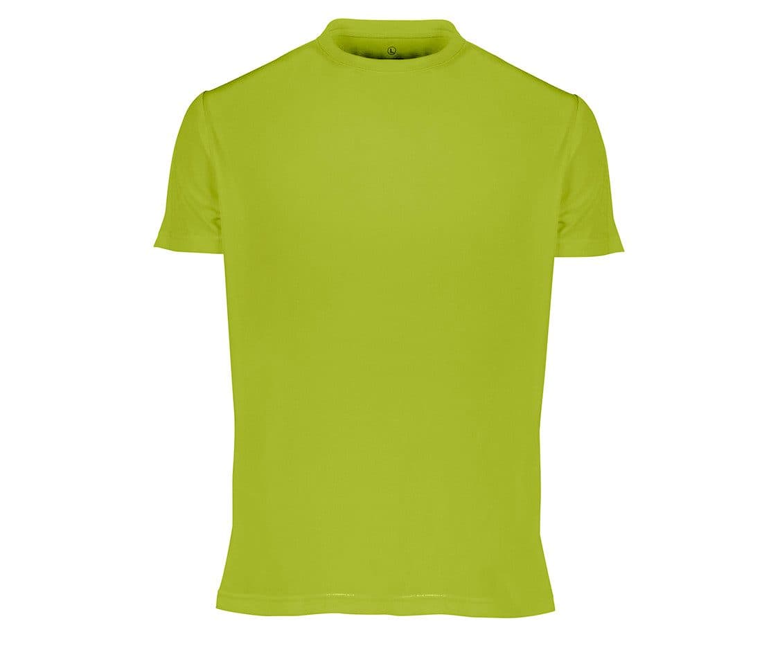 MEN'S NO LABEL SPORT TEE-SHIRT coloris Vert citron