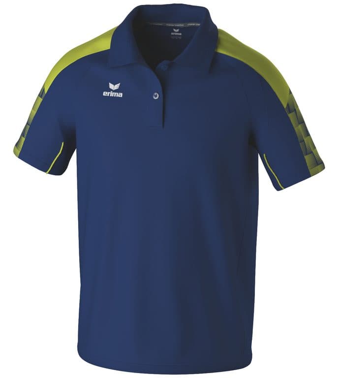 Polo EVO STAR coloris Marine / Vert citron