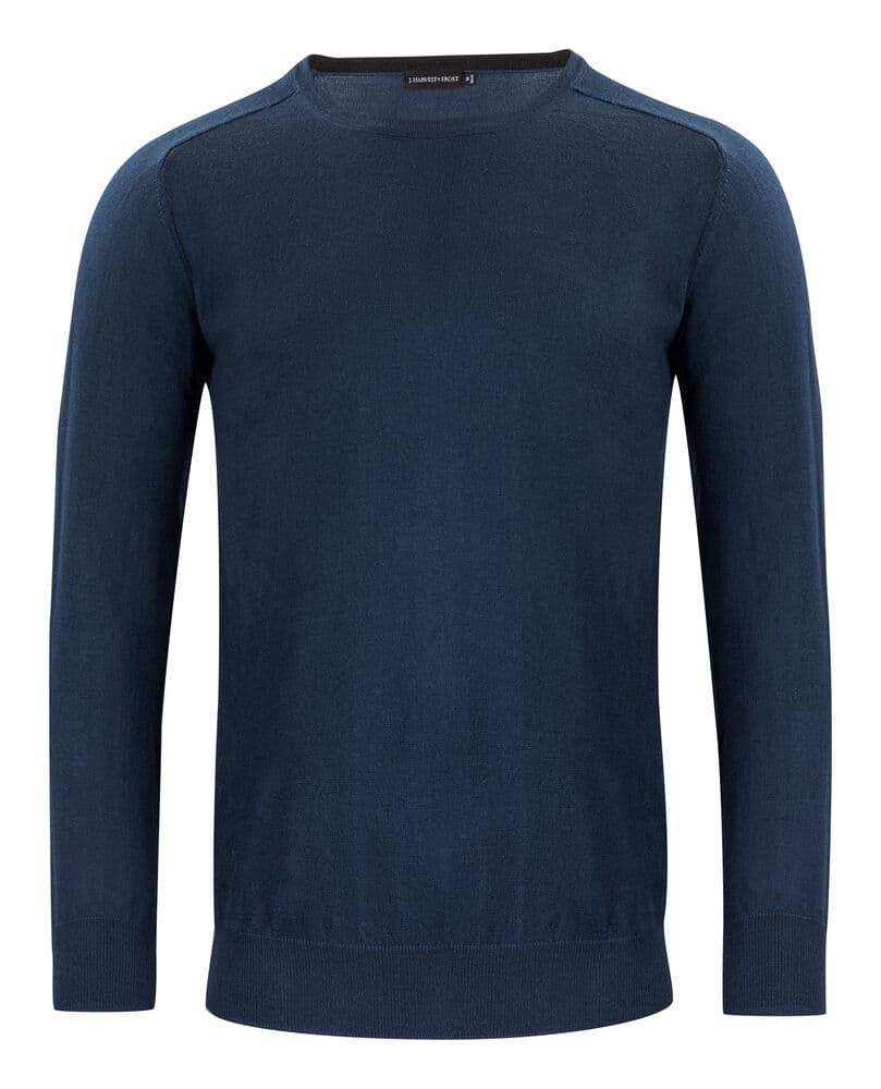 Merino U Pull Tricoté Hommes coloris Marine