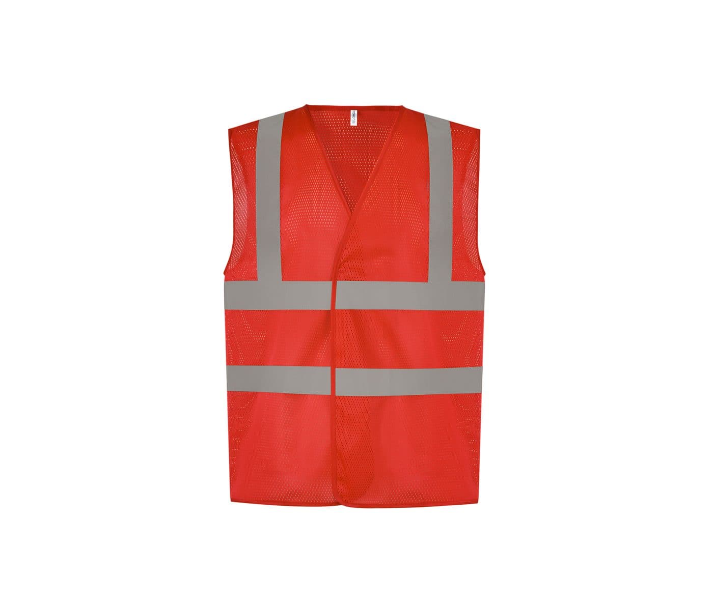 TOP COOL OPEN MESH 2 BAND AND BRACES WAISTCOAT coloris Rouge
