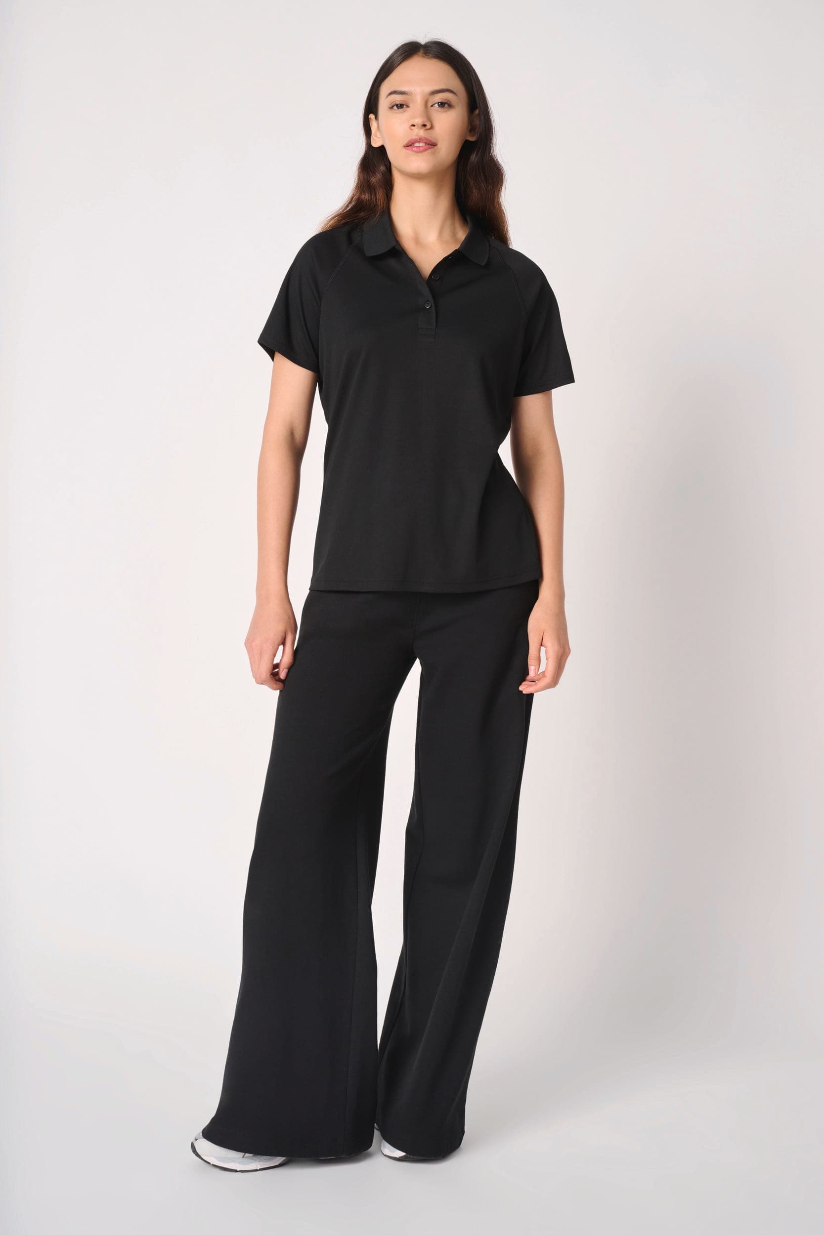 Polo sport femme en situation