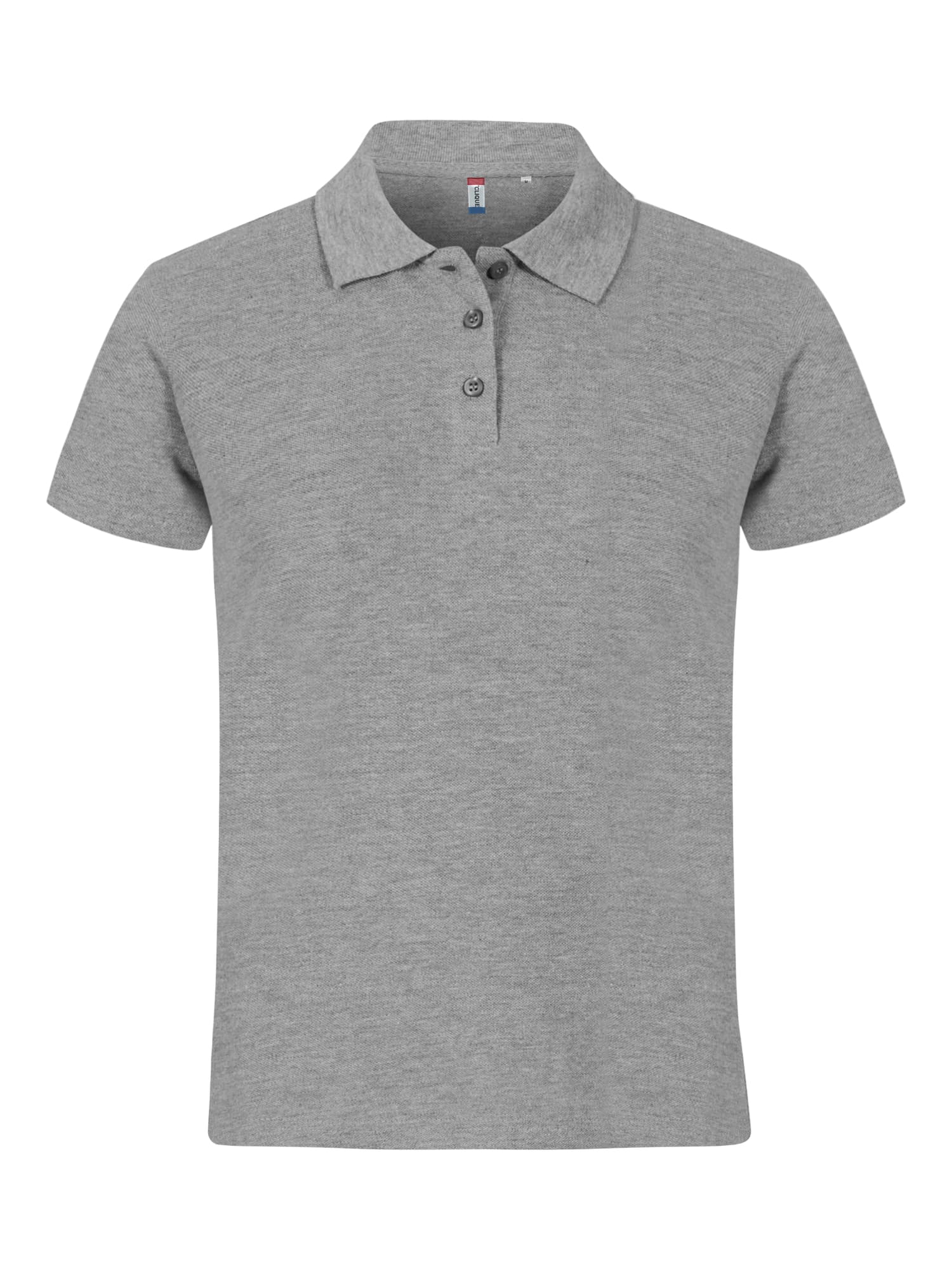 Clique Basic Polo coloris Gris chiné