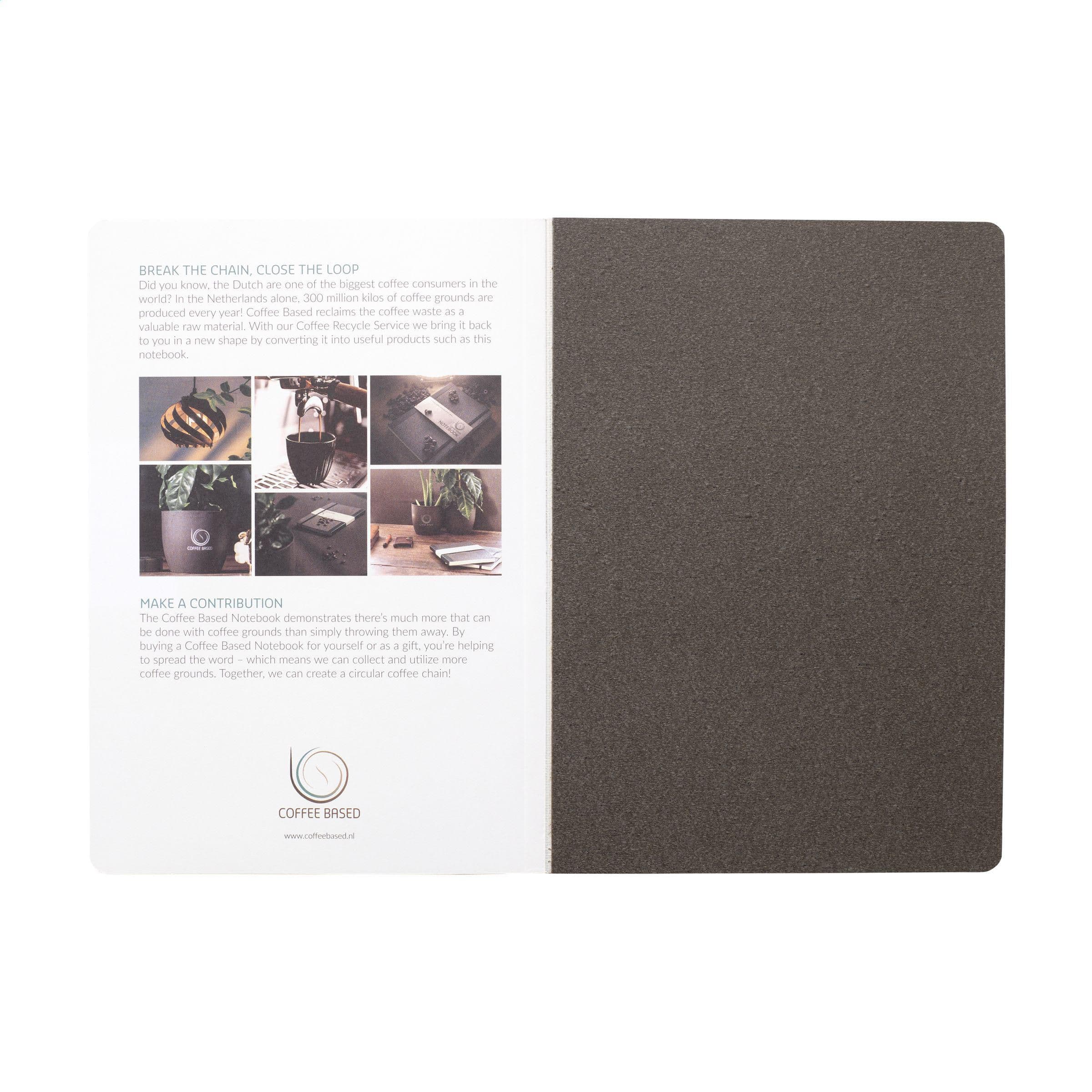 Carnet de notes Coffee A5 en situation