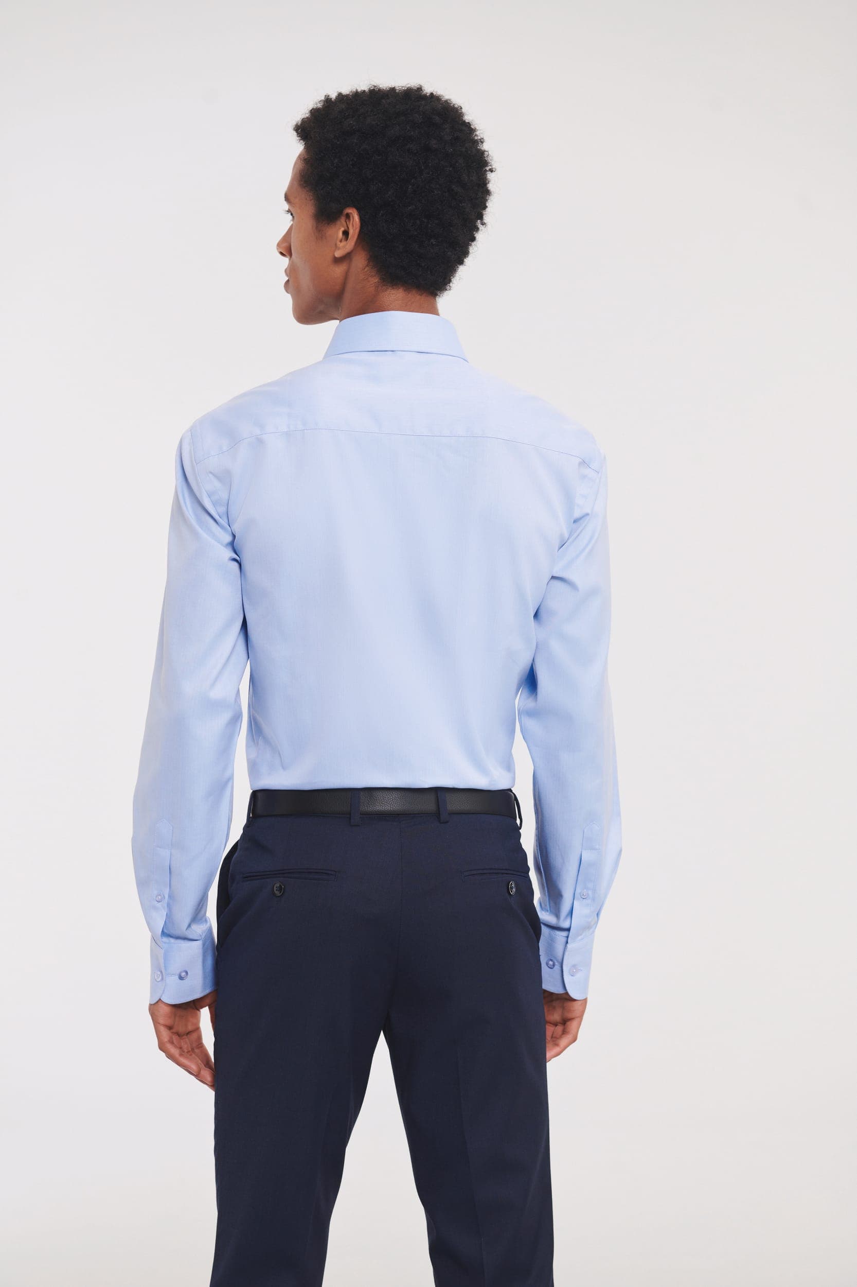 Chemise homme manche longues à chevrons en situation