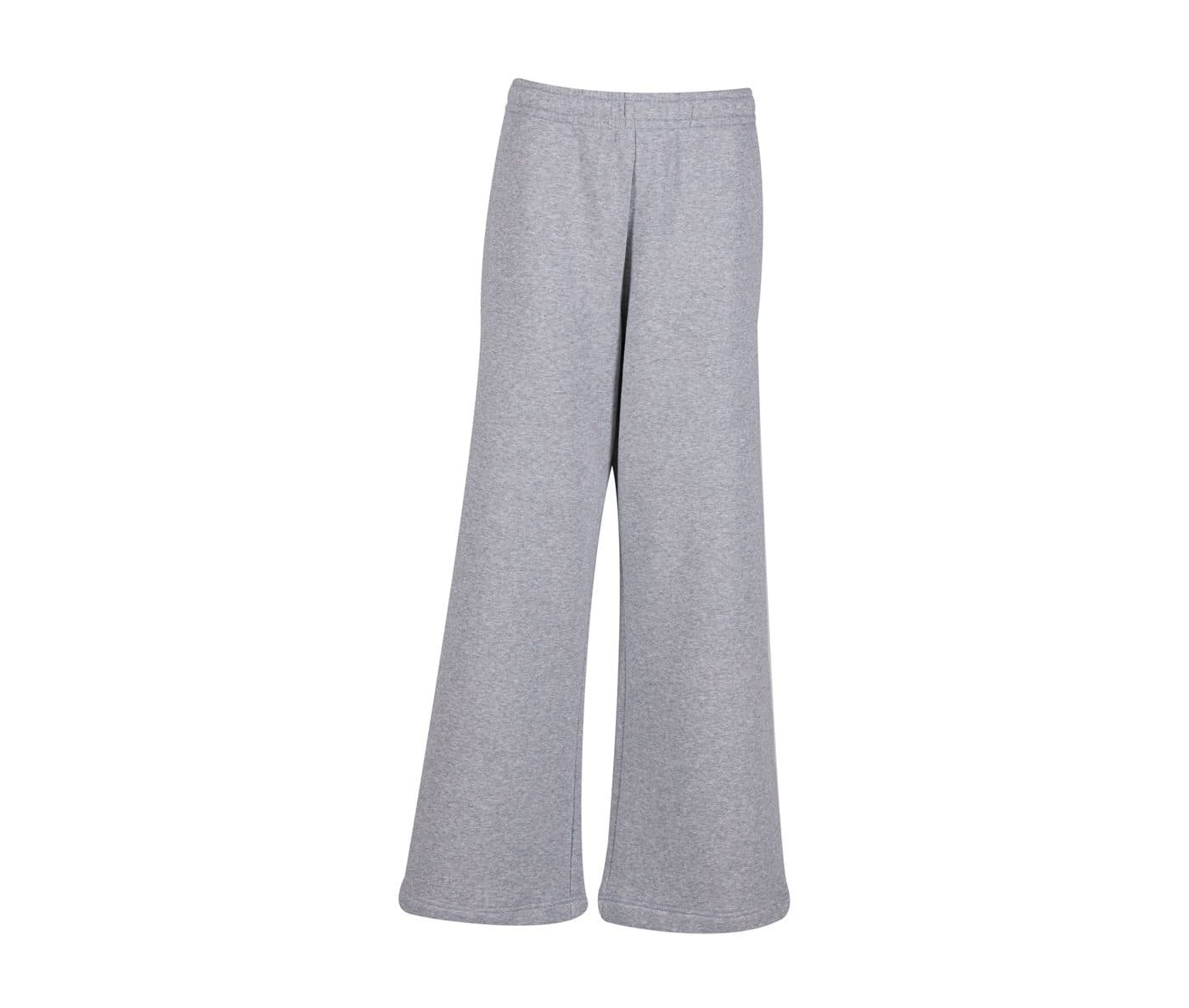 LADIES WIDELEG SWEATPANTS coloris Gris chiné