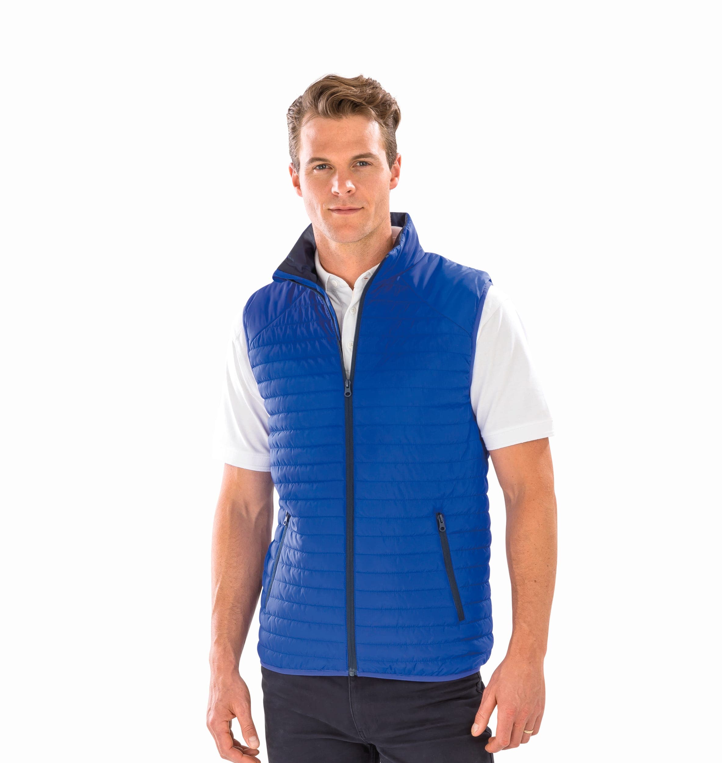 Bodywarmer THERMOQUILT recyclé en situation