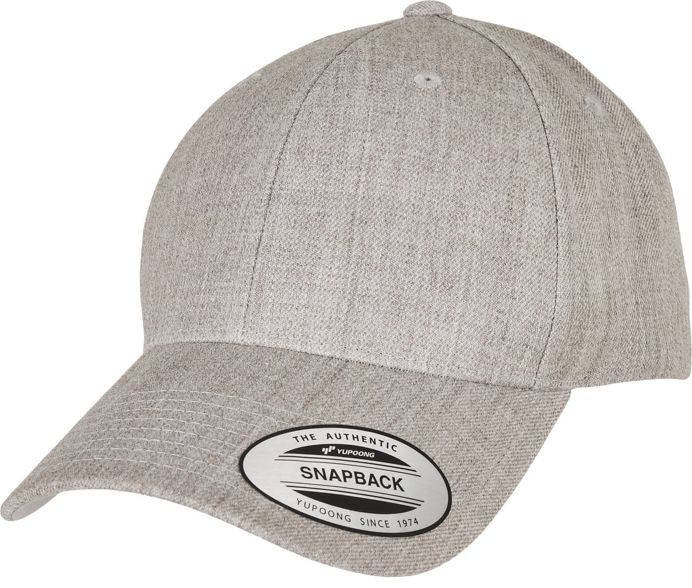 PREMIUM CURVED VISOR SNAPBACK CAP coloris Gris chiné