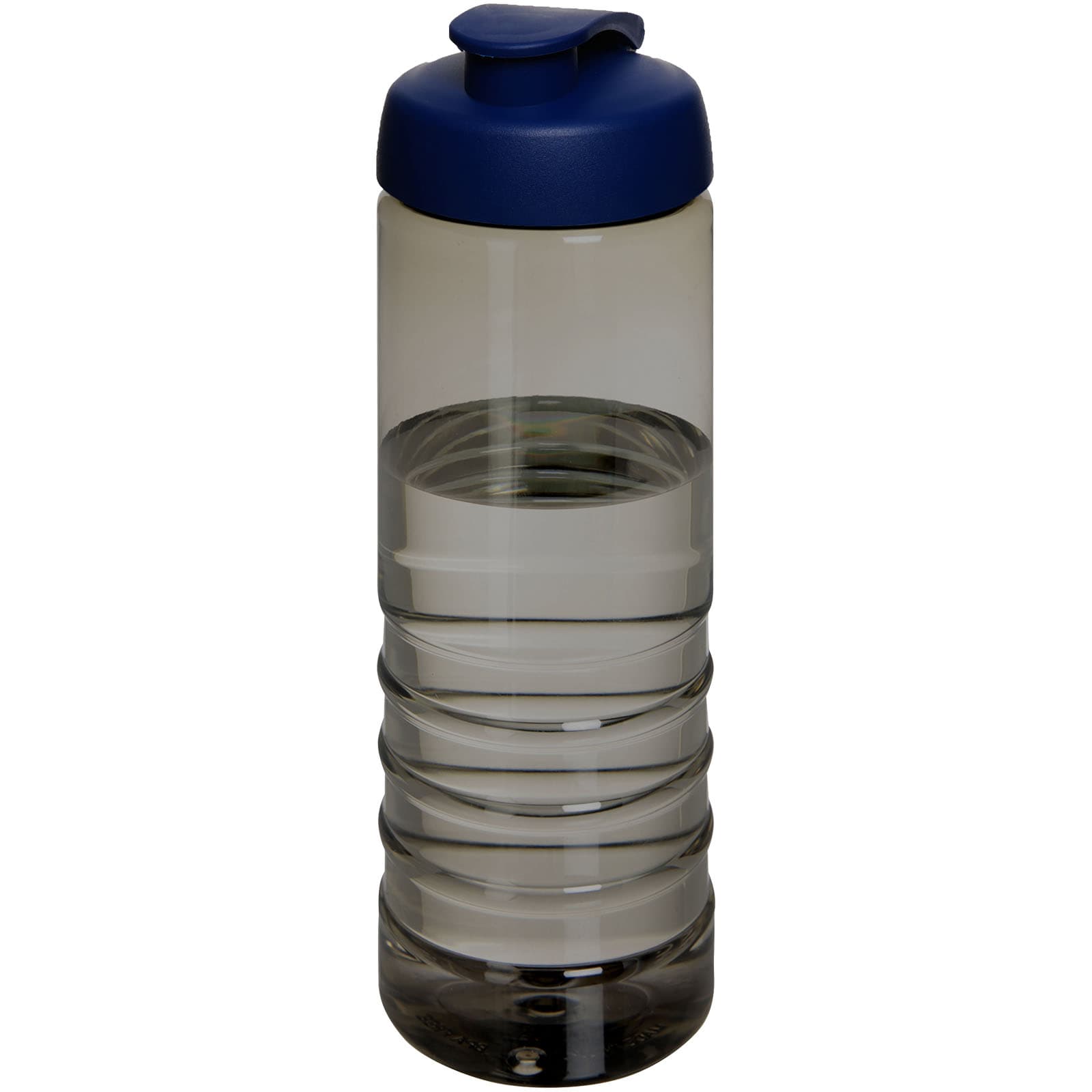 Bouteille de sport H2O Active® Eco Treble de 750 ml avec couvercle à bascule coloris Charbon