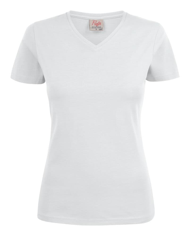Heavy T-Shirt Col V Femmes